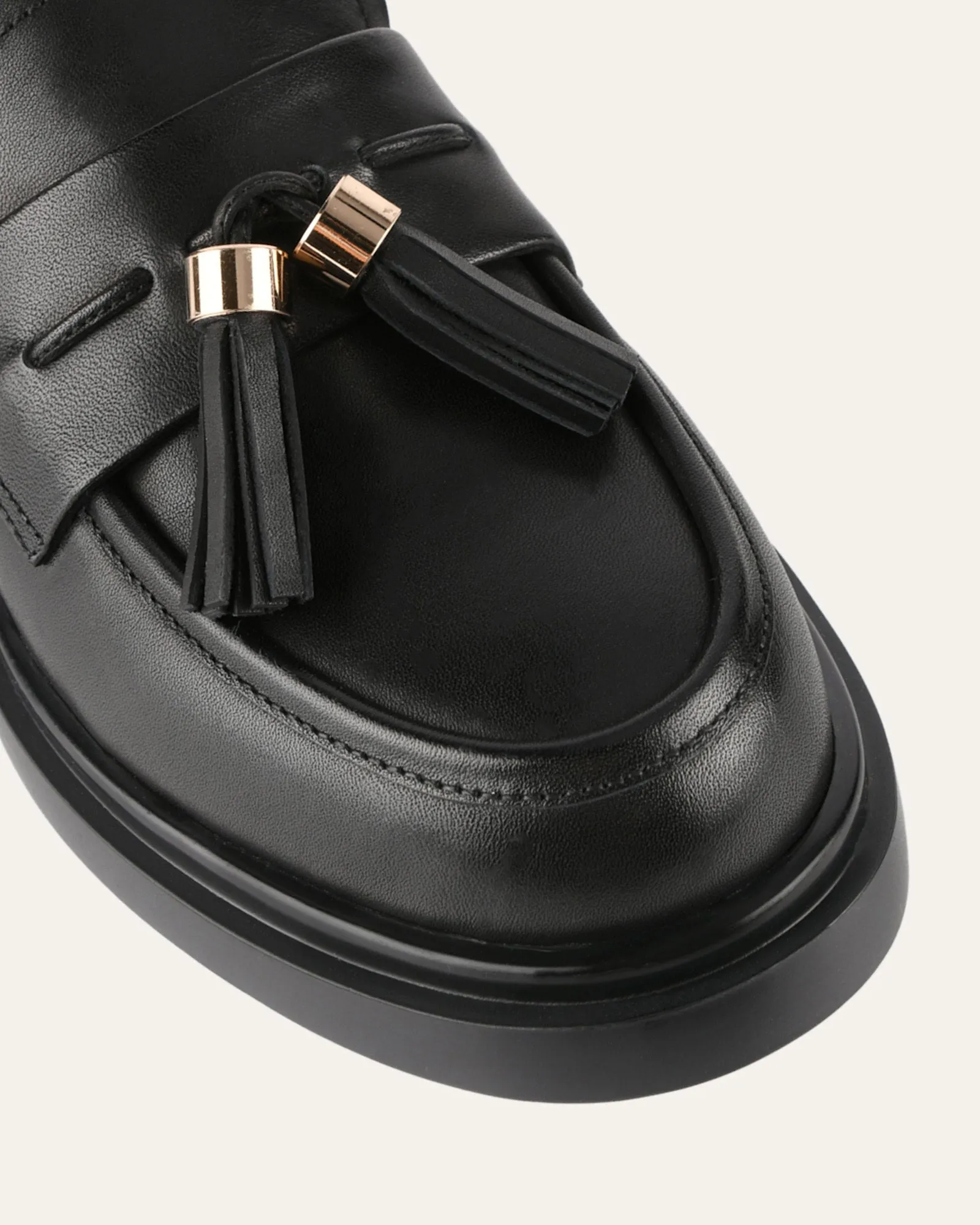 JULIUS LOAFERS BLACK LEATHER Jo Mercer