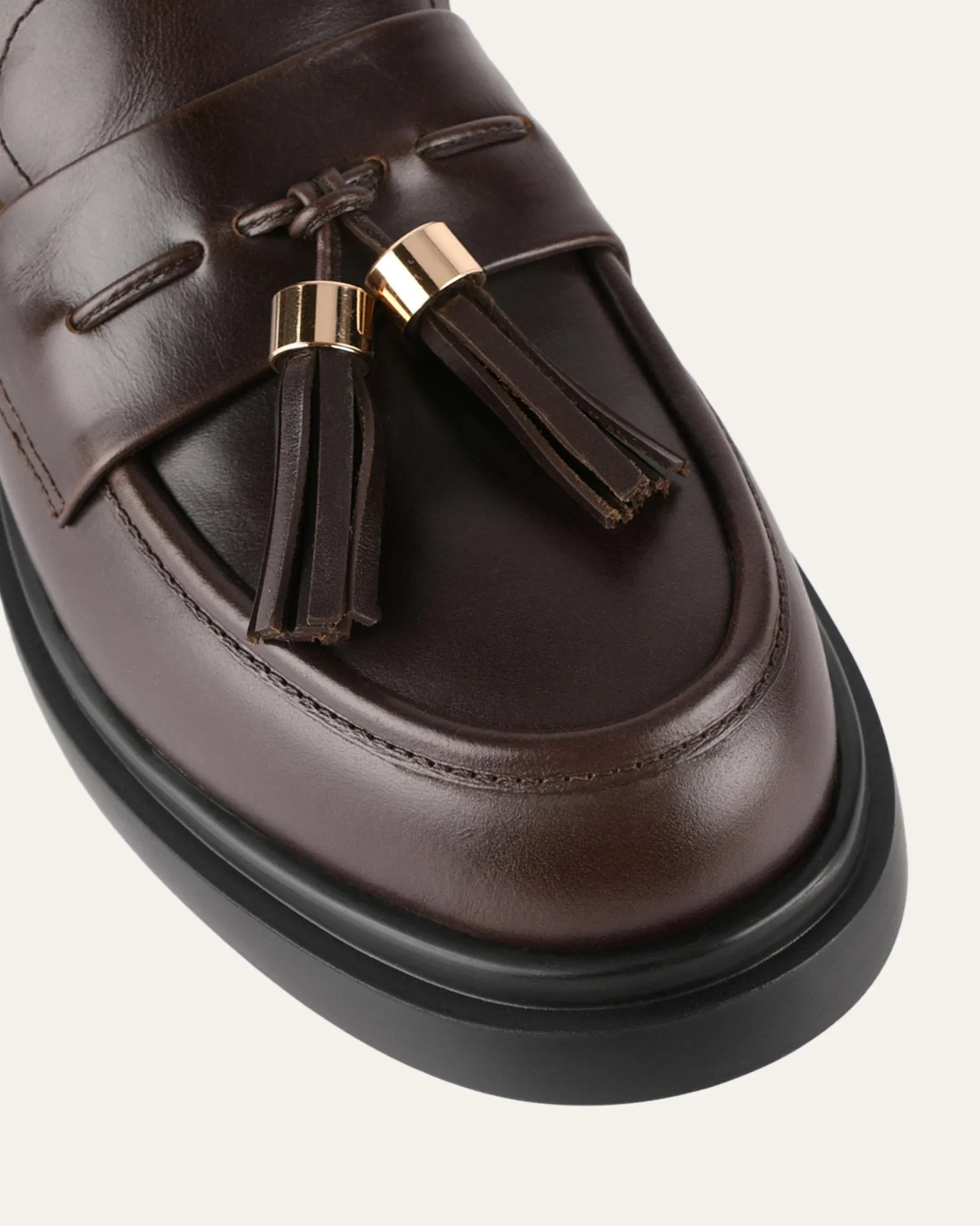 JULIUS LOAFERS CACAO LEATHER Jo Mercer