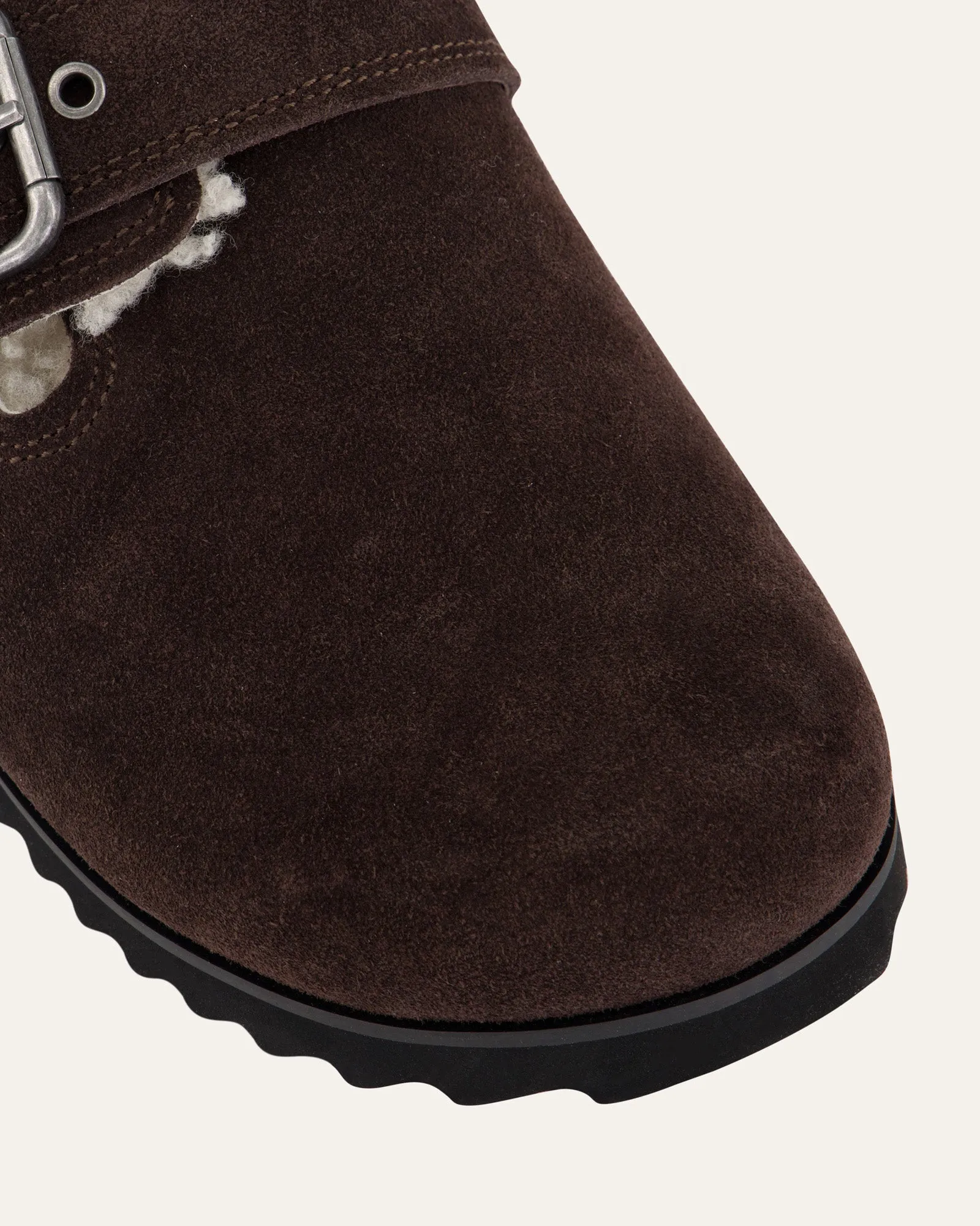 JUNIPER CASUAL FLATS BITTER CHOC SUEDE Jo Mercer
