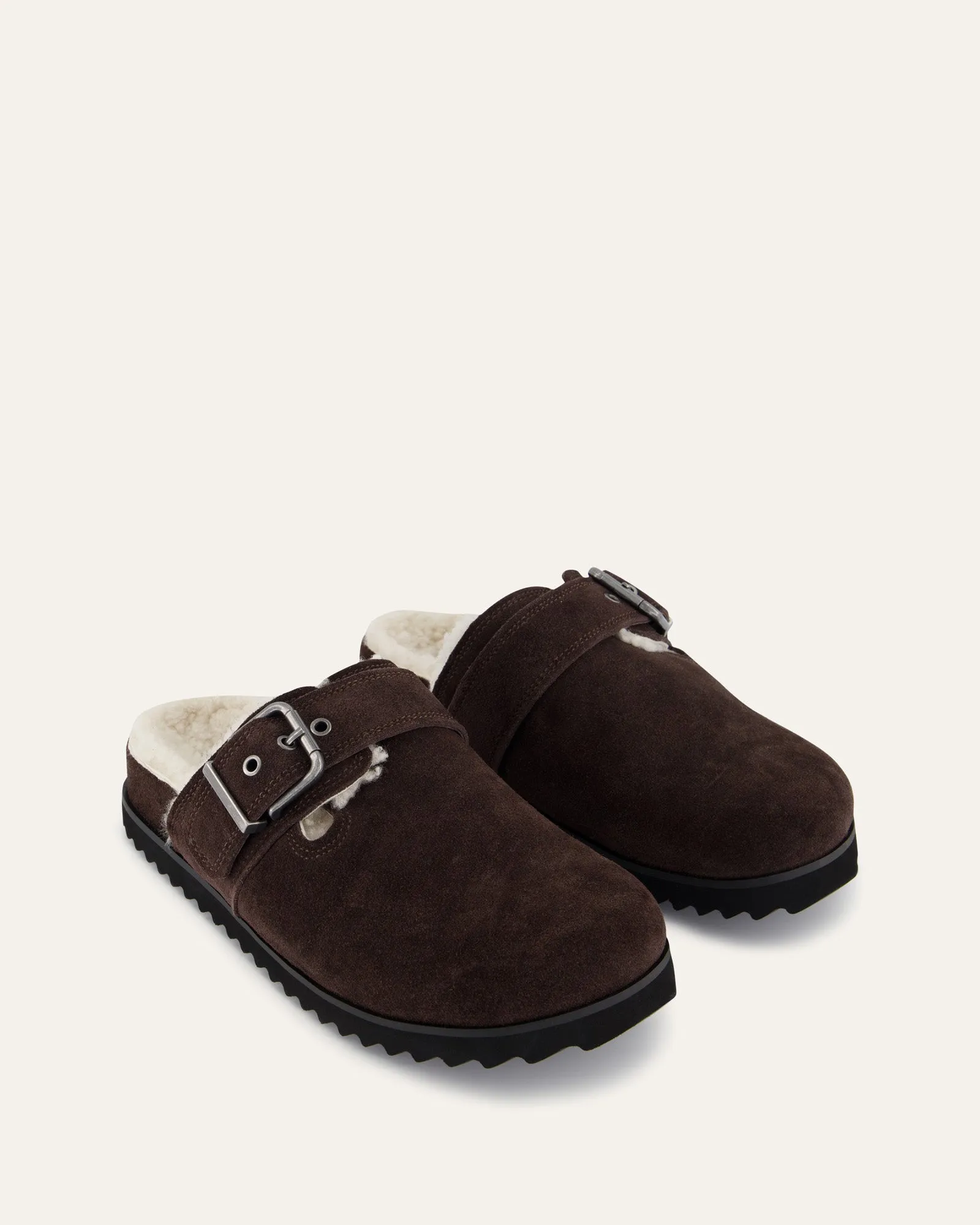 JUNIPER CASUAL FLATS BITTER CHOC SUEDE Jo Mercer