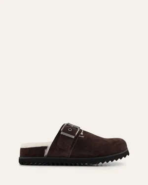 JUNIPER CASUAL FLATS BITTER CHOC SUEDE Jo Mercer