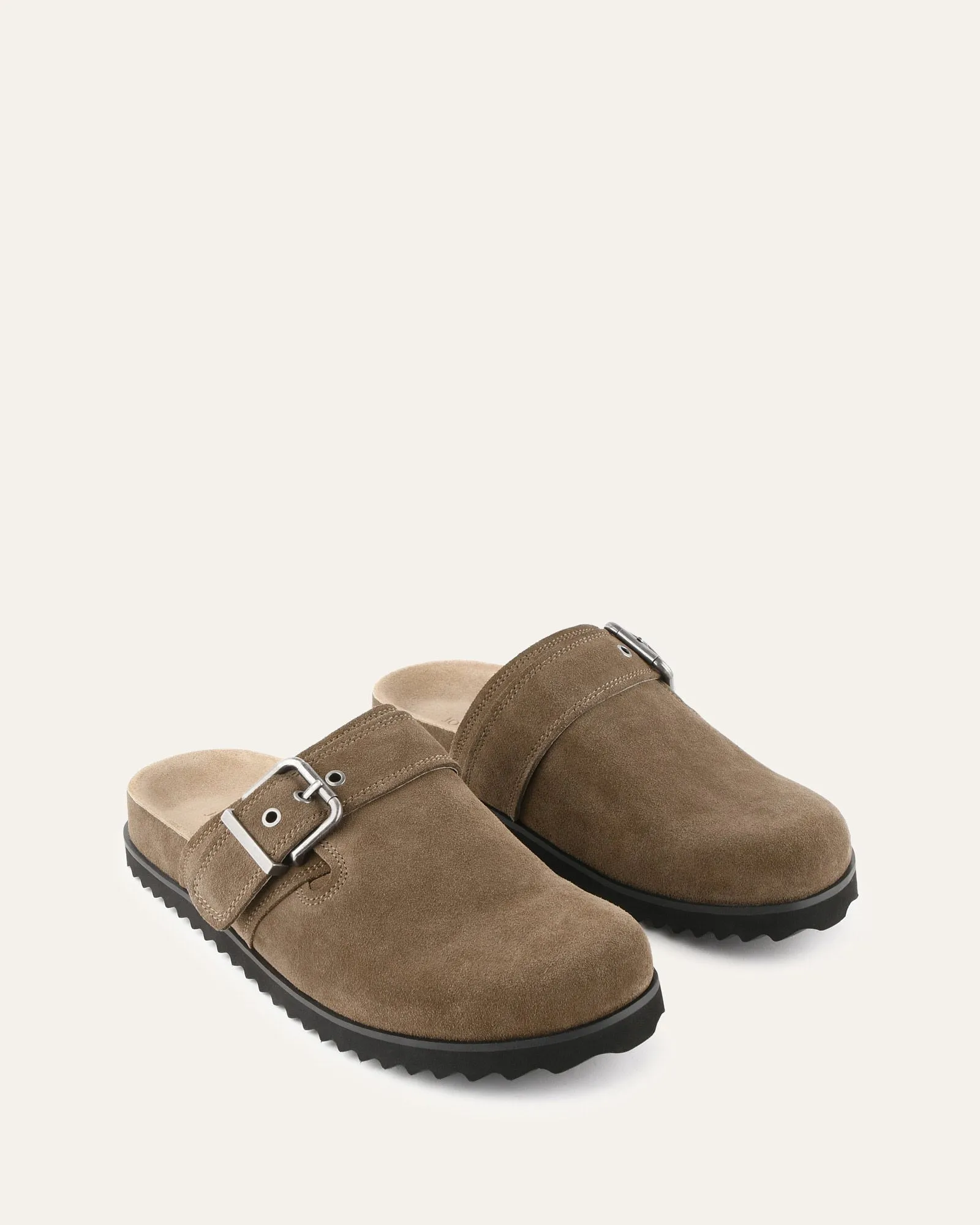 JUNO CASUAL FLATS KHAKI SUEDE Jo Mercer