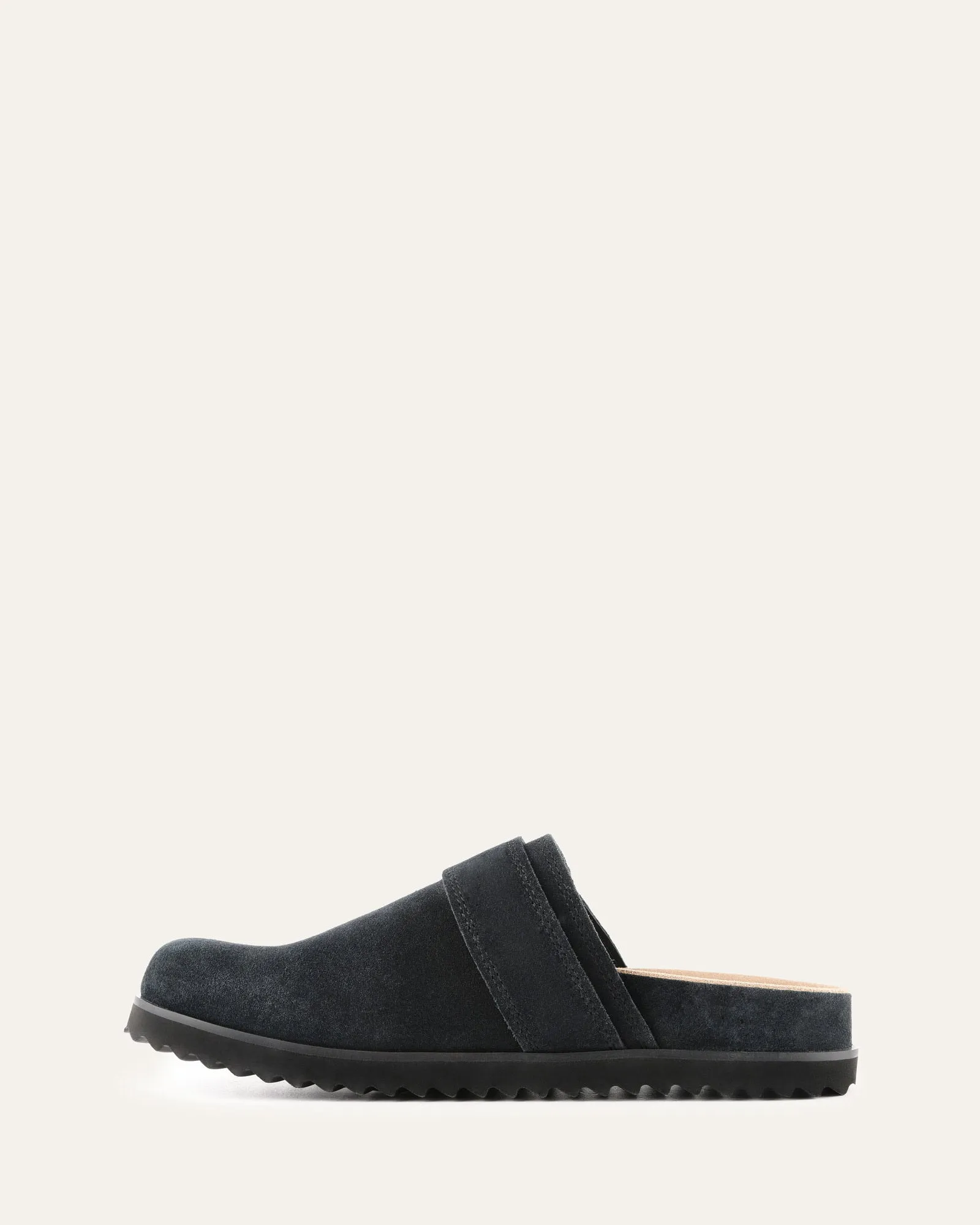 JUNO CASUAL FLATS WASHED BLACK SUEDE Jo Mercer