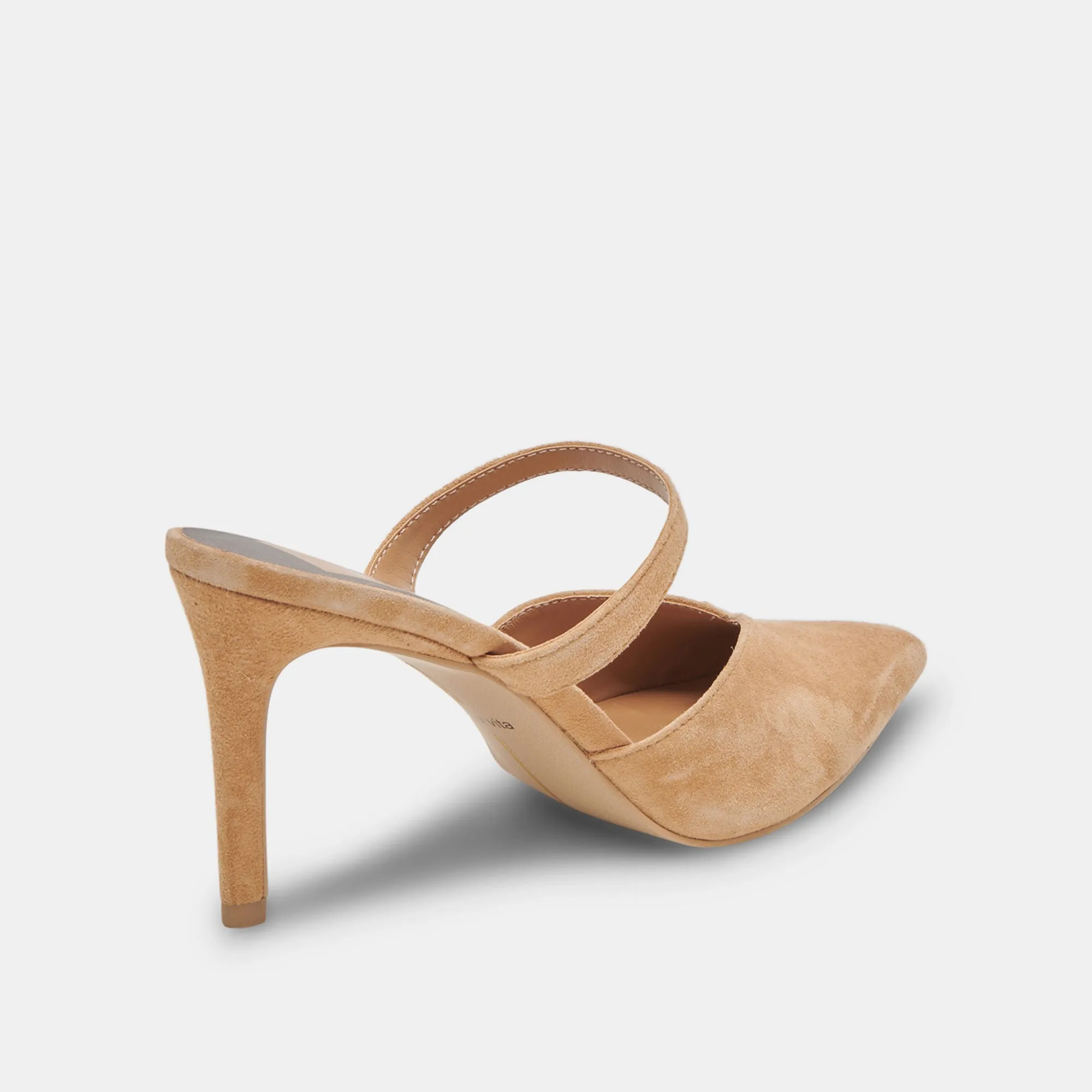 KANIKA WIDE HEELS TAN SUEDE Dolce Vita
