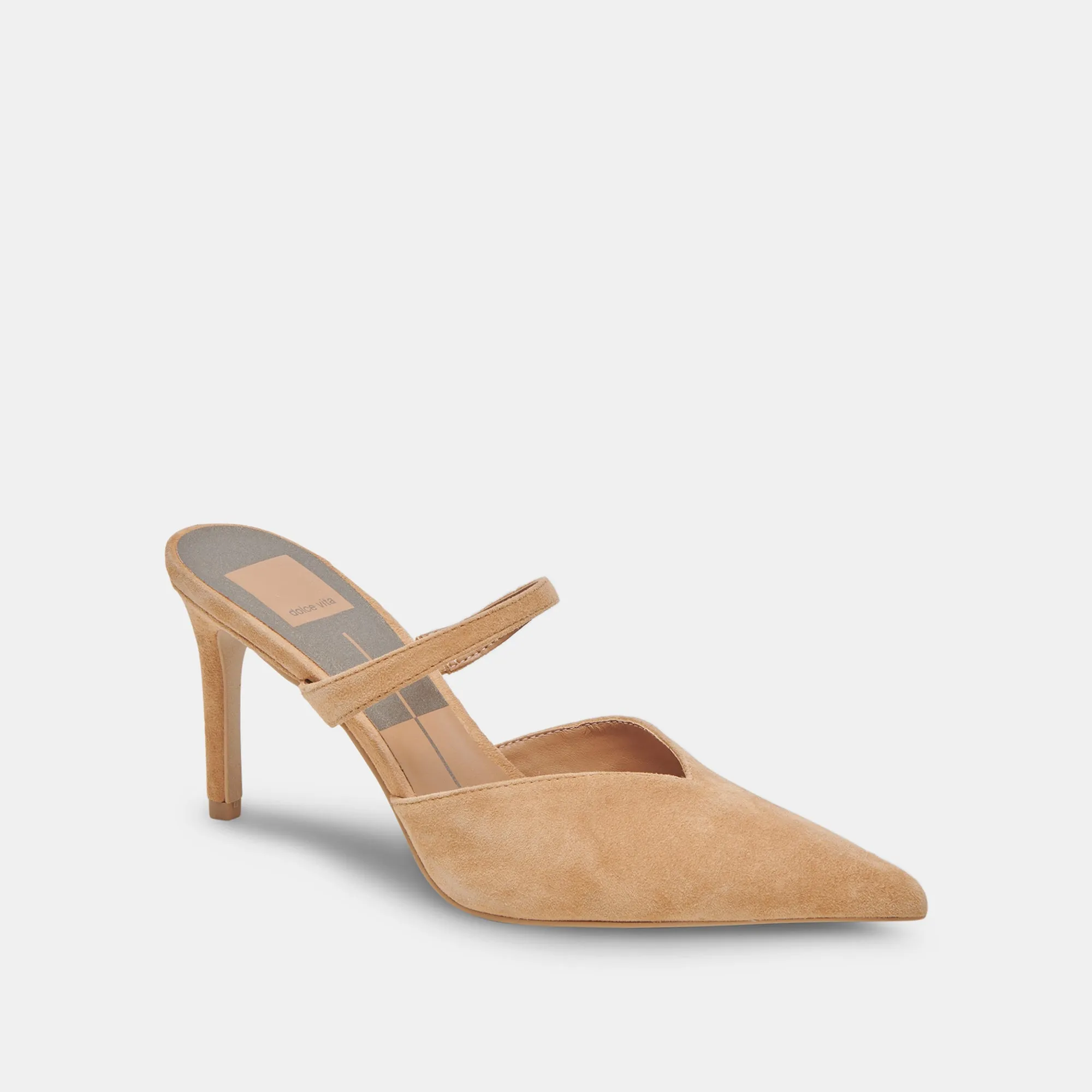 KANIKA WIDE HEELS TAN SUEDE Dolce Vita