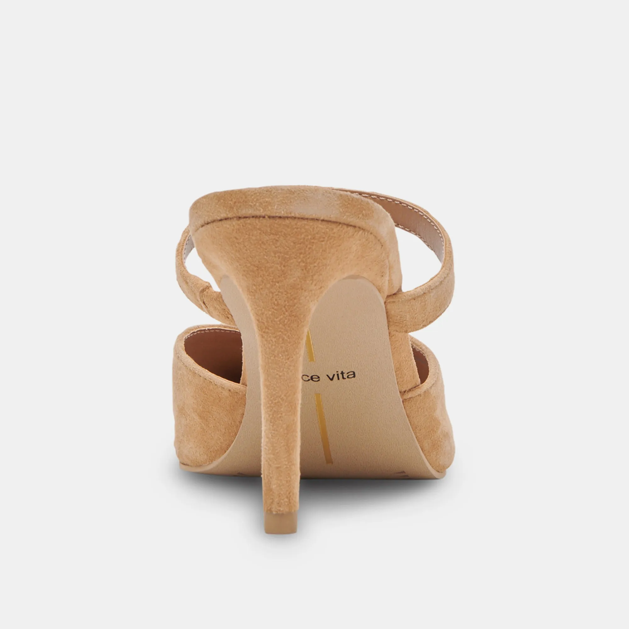 KANIKA WIDE HEELS TAN SUEDE Dolce Vita