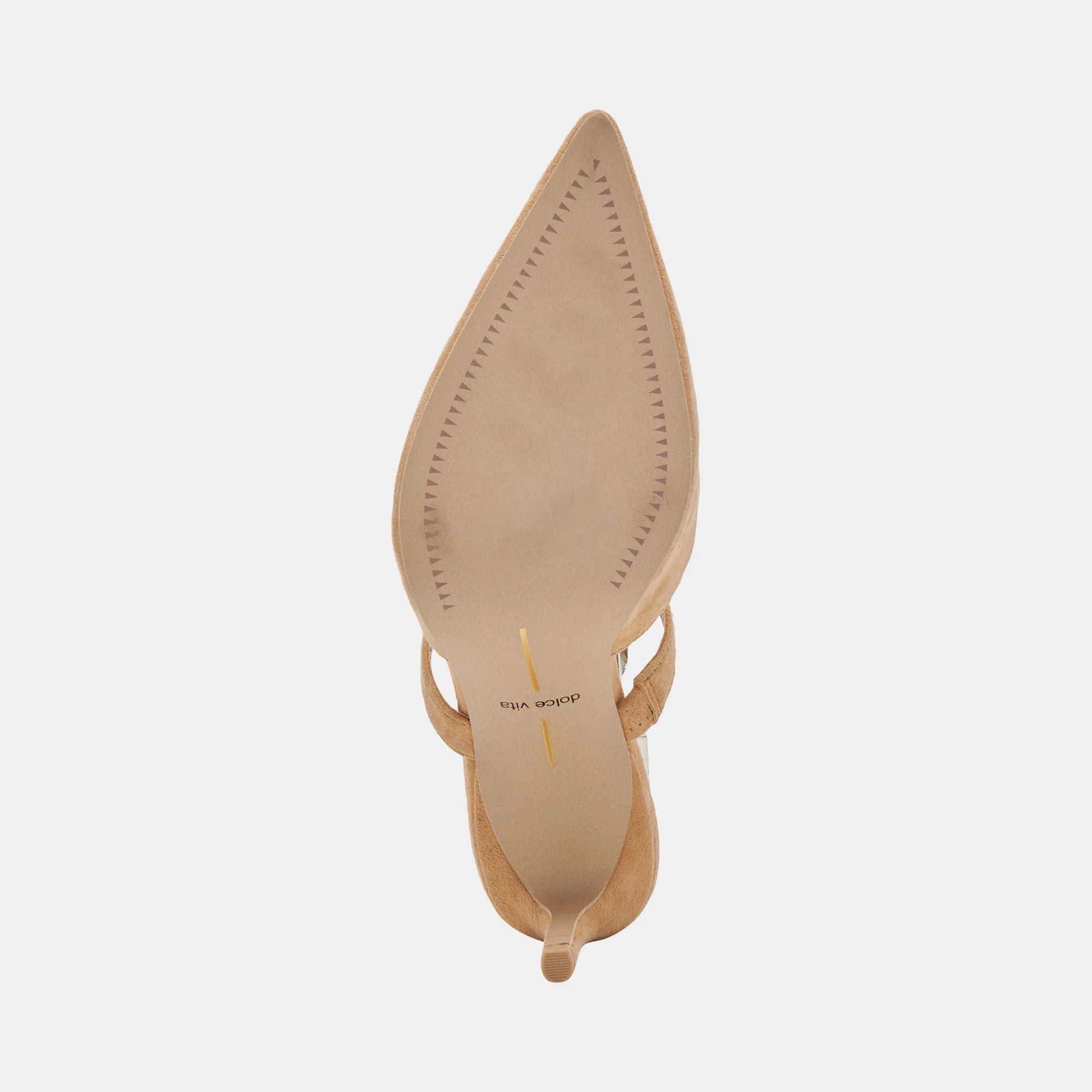 KANIKA WIDE HEELS TAN SUEDE Dolce Vita