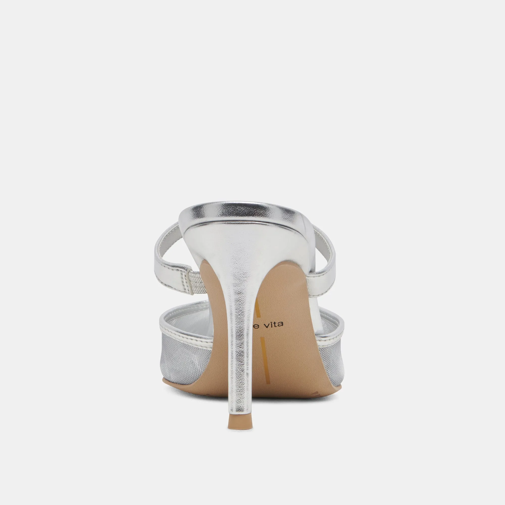 KATIK HEELS SILVER MESH Dolce Vita