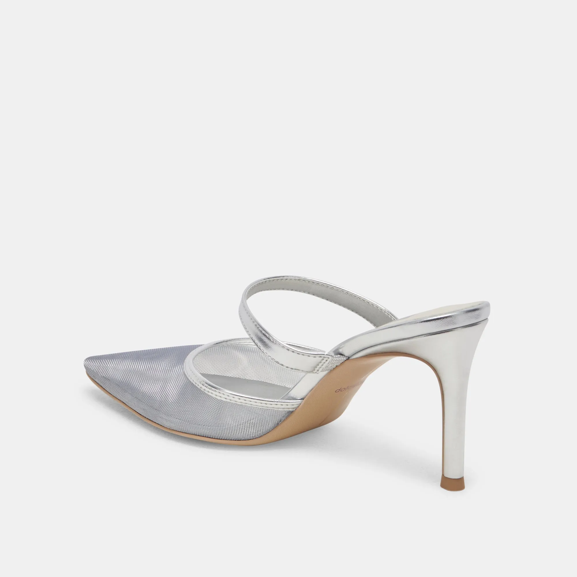 KATIK HEELS SILVER MESH Dolce Vita