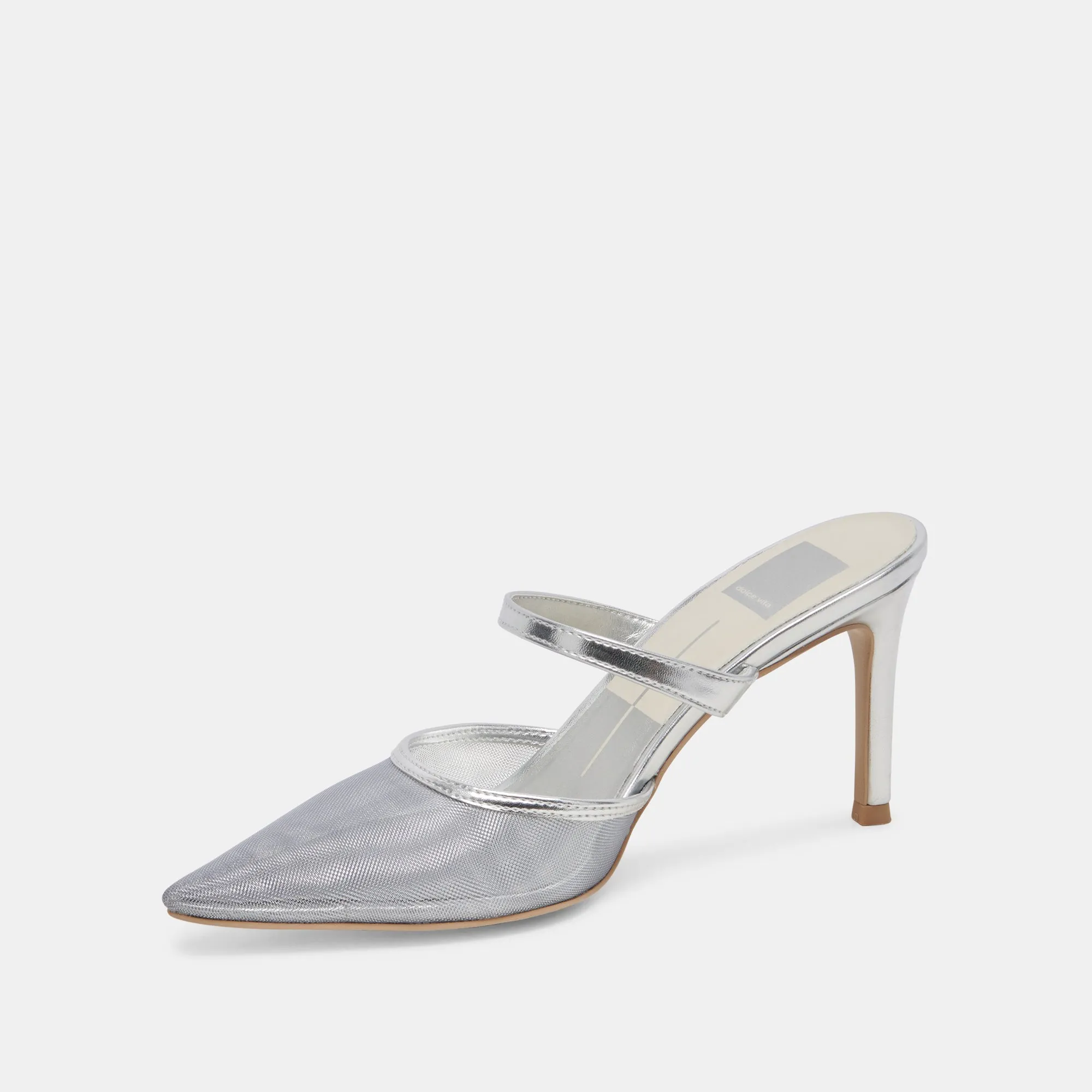 KATIK HEELS SILVER MESH Dolce Vita