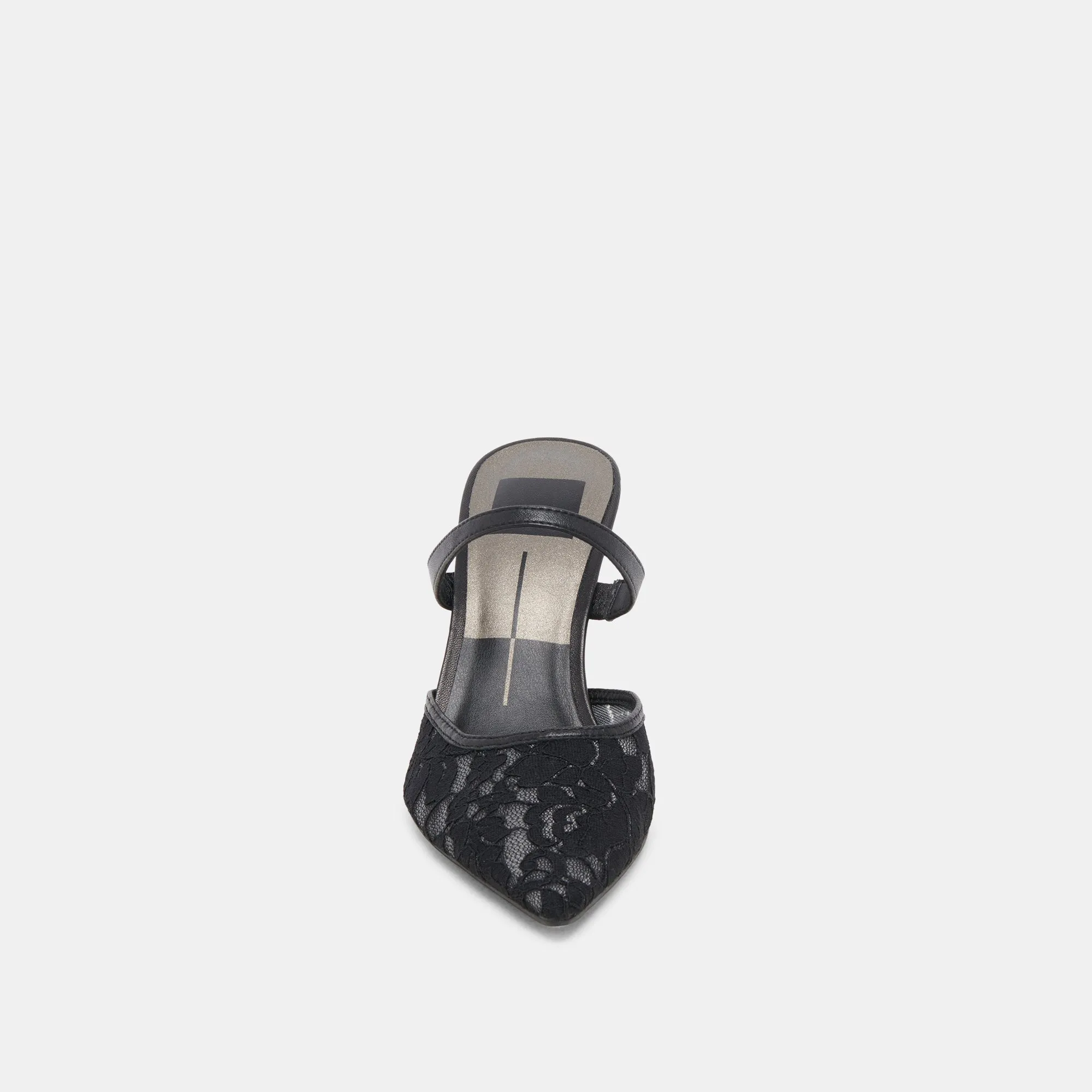 KATIK WIDE HEELS BLACK FLORAL LACE Dolce Vita