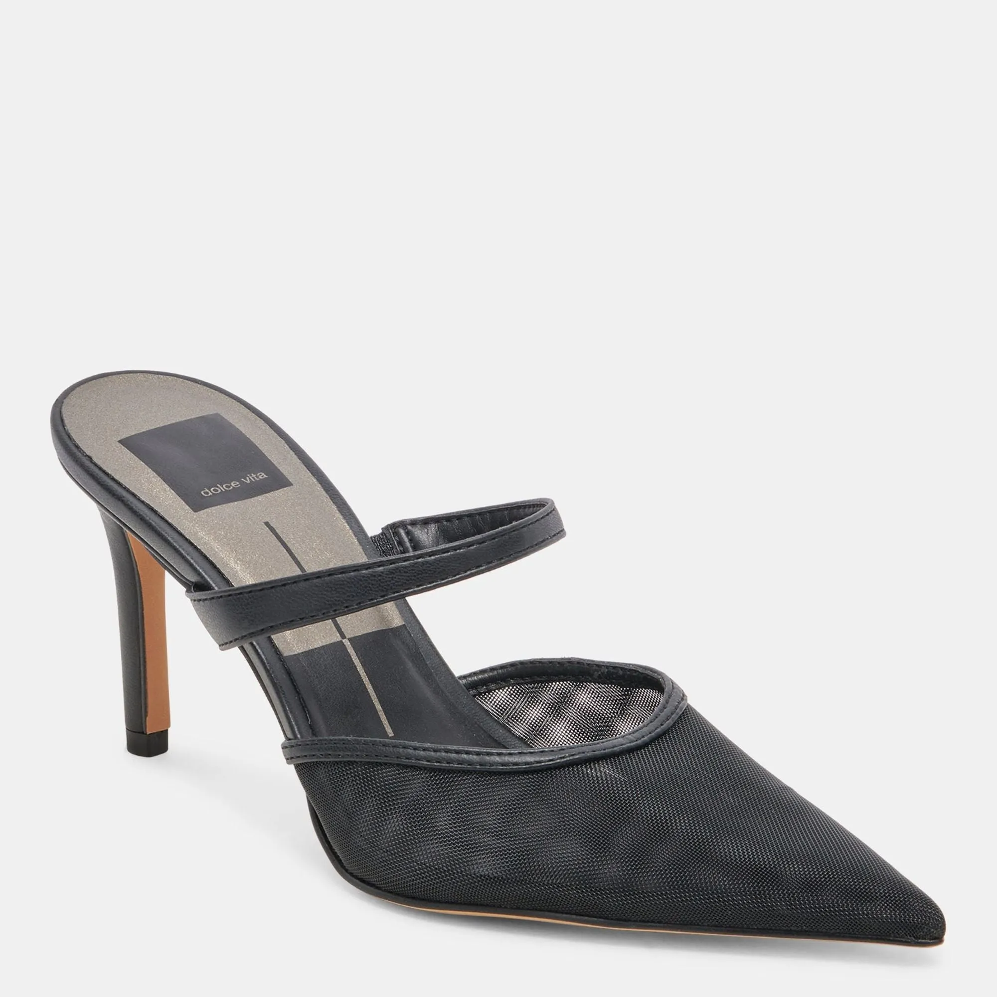 Katik Wide Heels Onyx Mesh