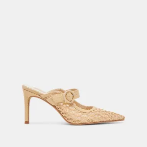 KEEKEE HEELS LT NATURAL WOVEN RAFFIA Dolce Vita