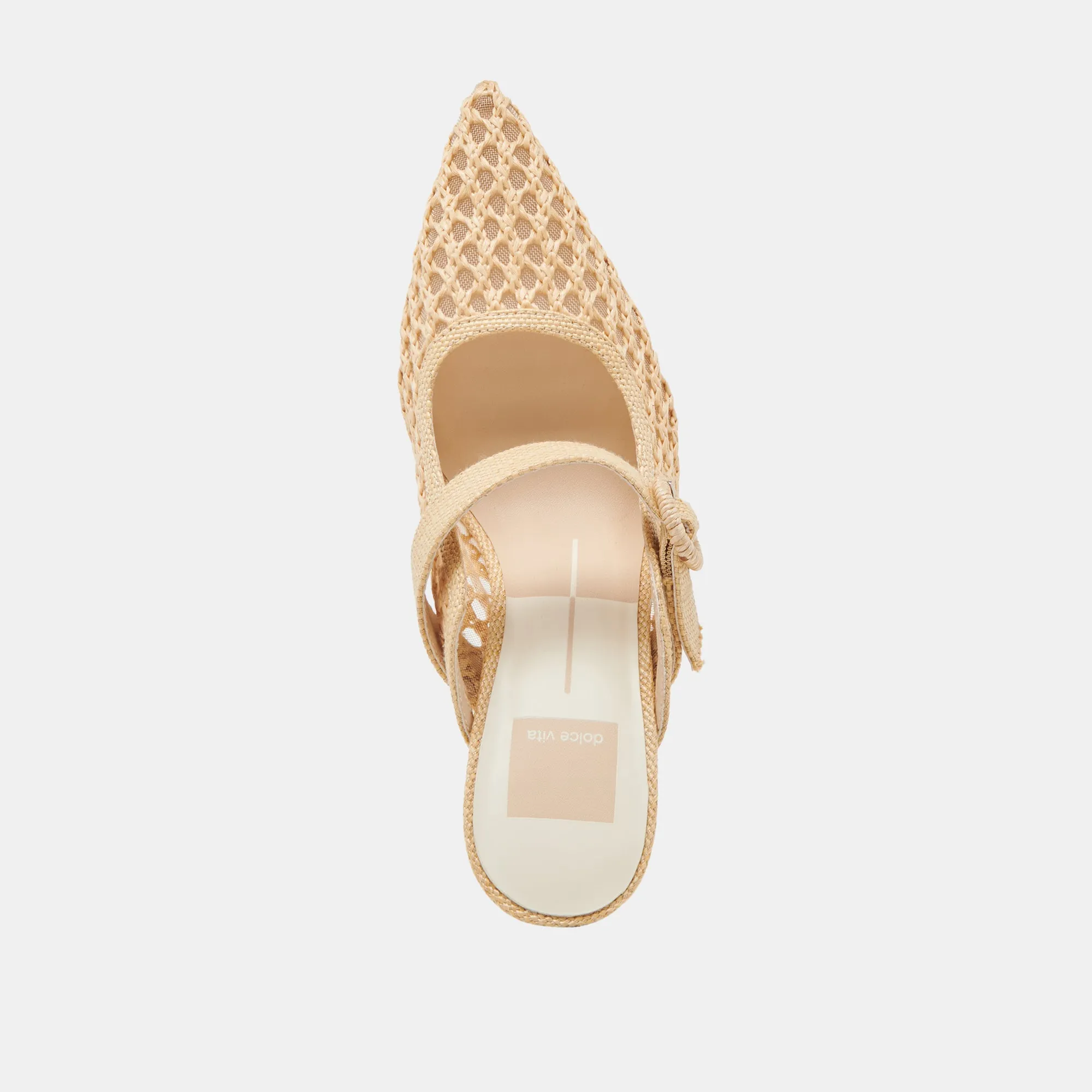 KEEKEE HEELS LT NATURAL WOVEN RAFFIA Dolce Vita