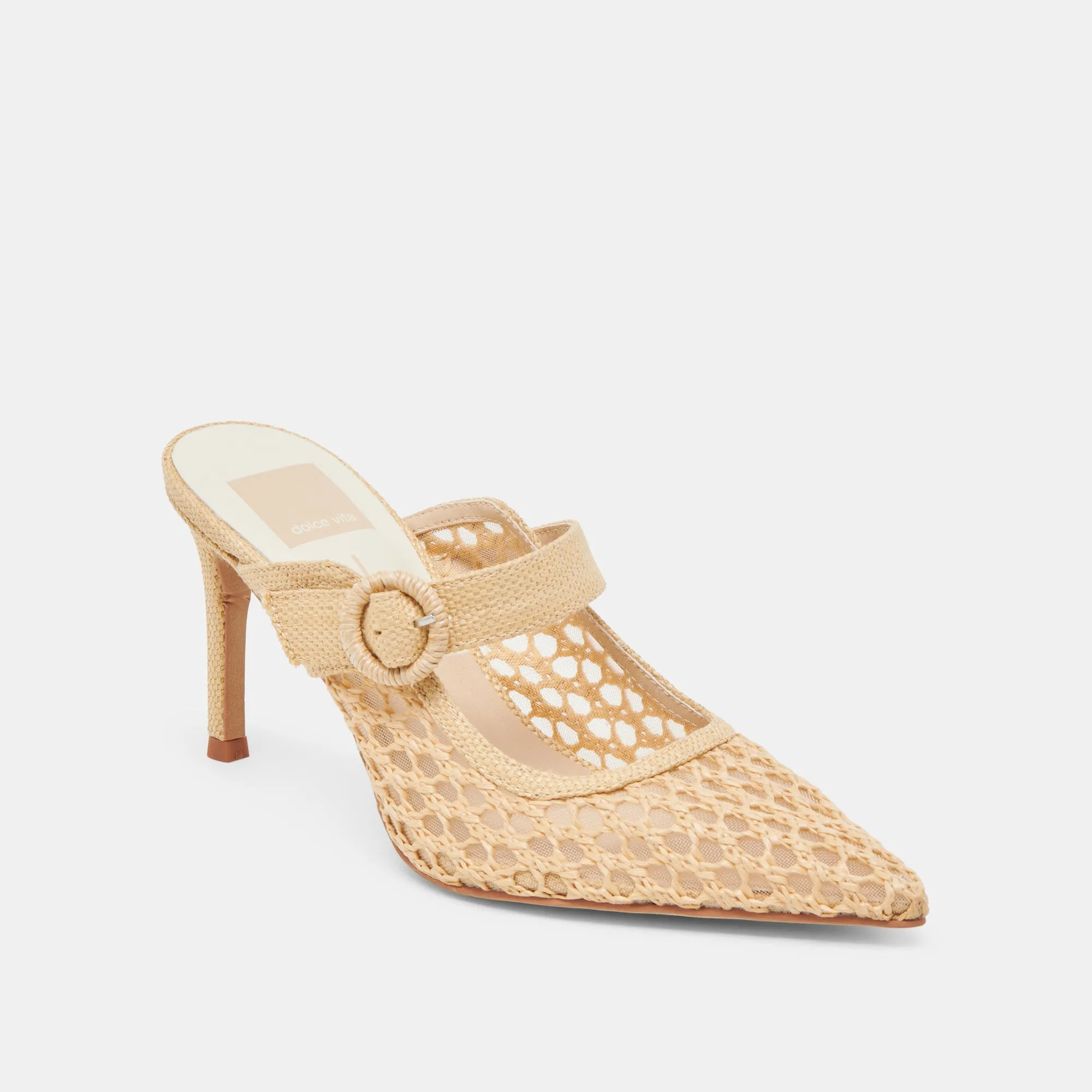 KEEKEE HEELS LT NATURAL WOVEN RAFFIA Dolce Vita