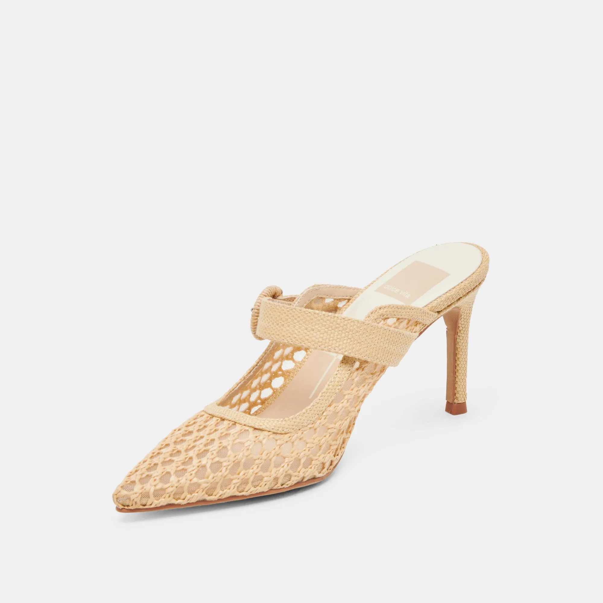 KEEKEE HEELS LT NATURAL WOVEN RAFFIA Dolce Vita