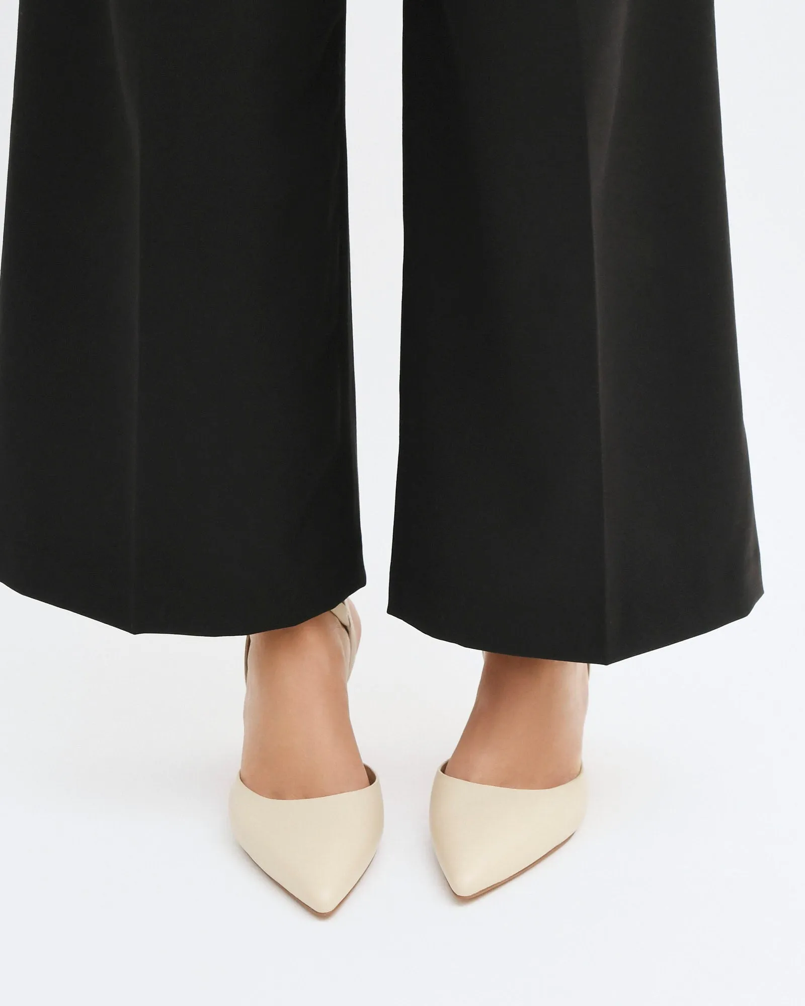 KHLOE MID HEELS SAND LEATHER Jo Mercer