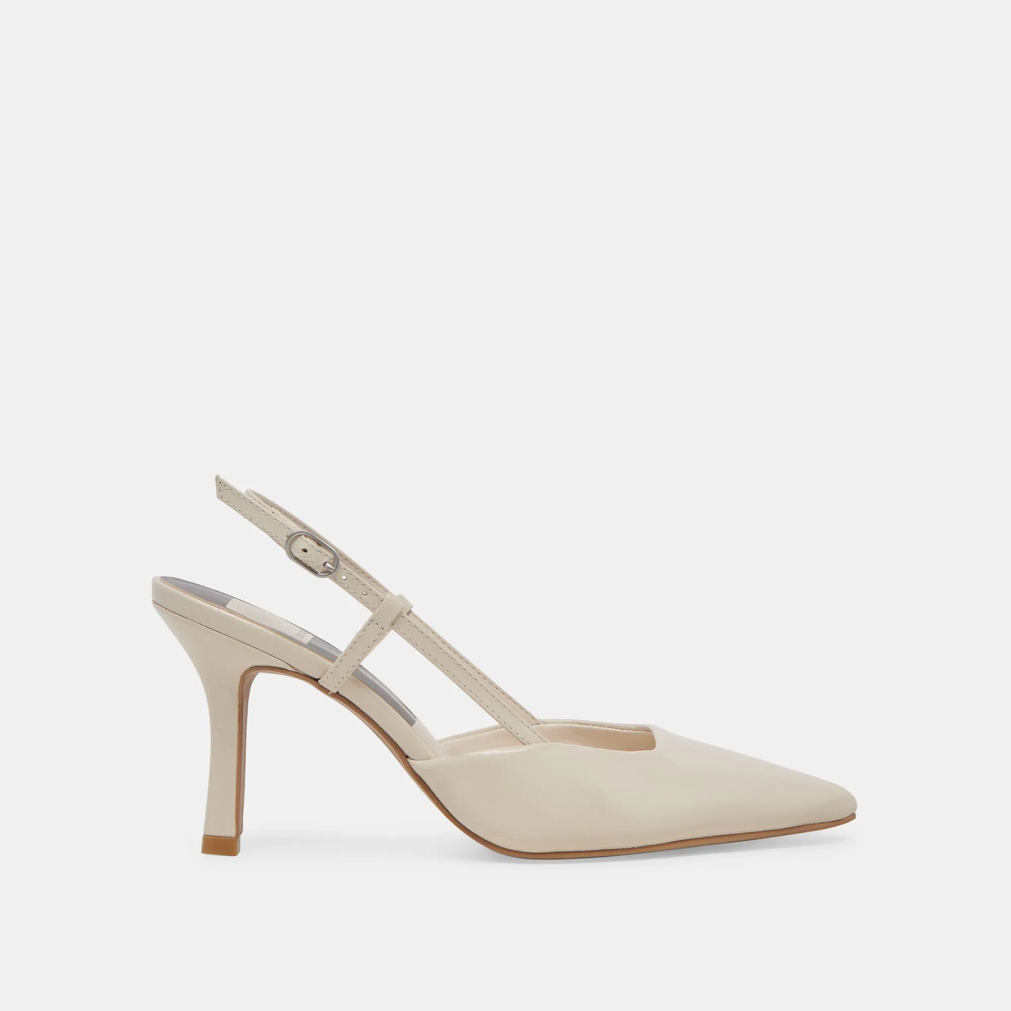KIM HEELS IVORY CRINKLE PATENT Dolce Vita