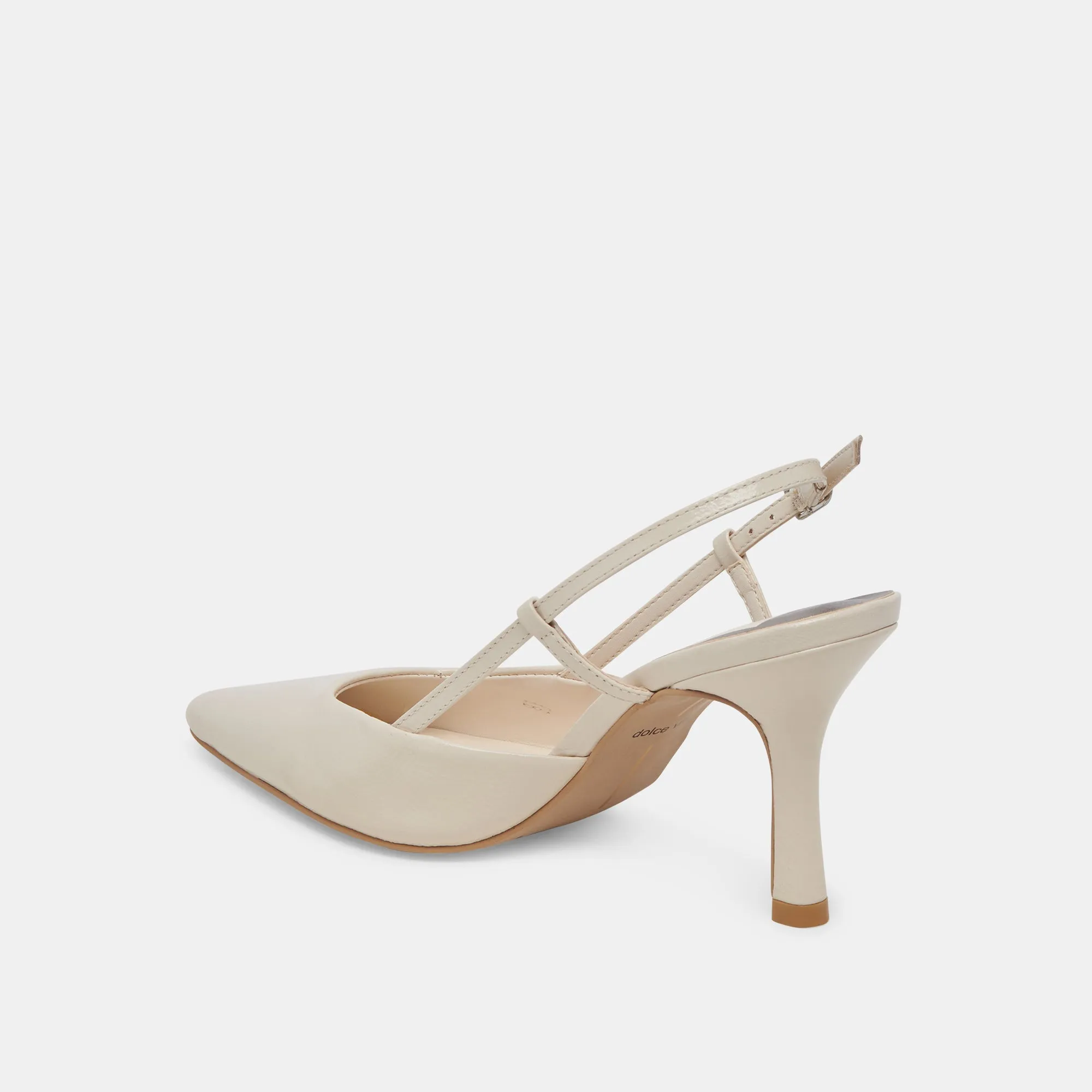 KIM HEELS IVORY CRINKLE PATENT Dolce Vita