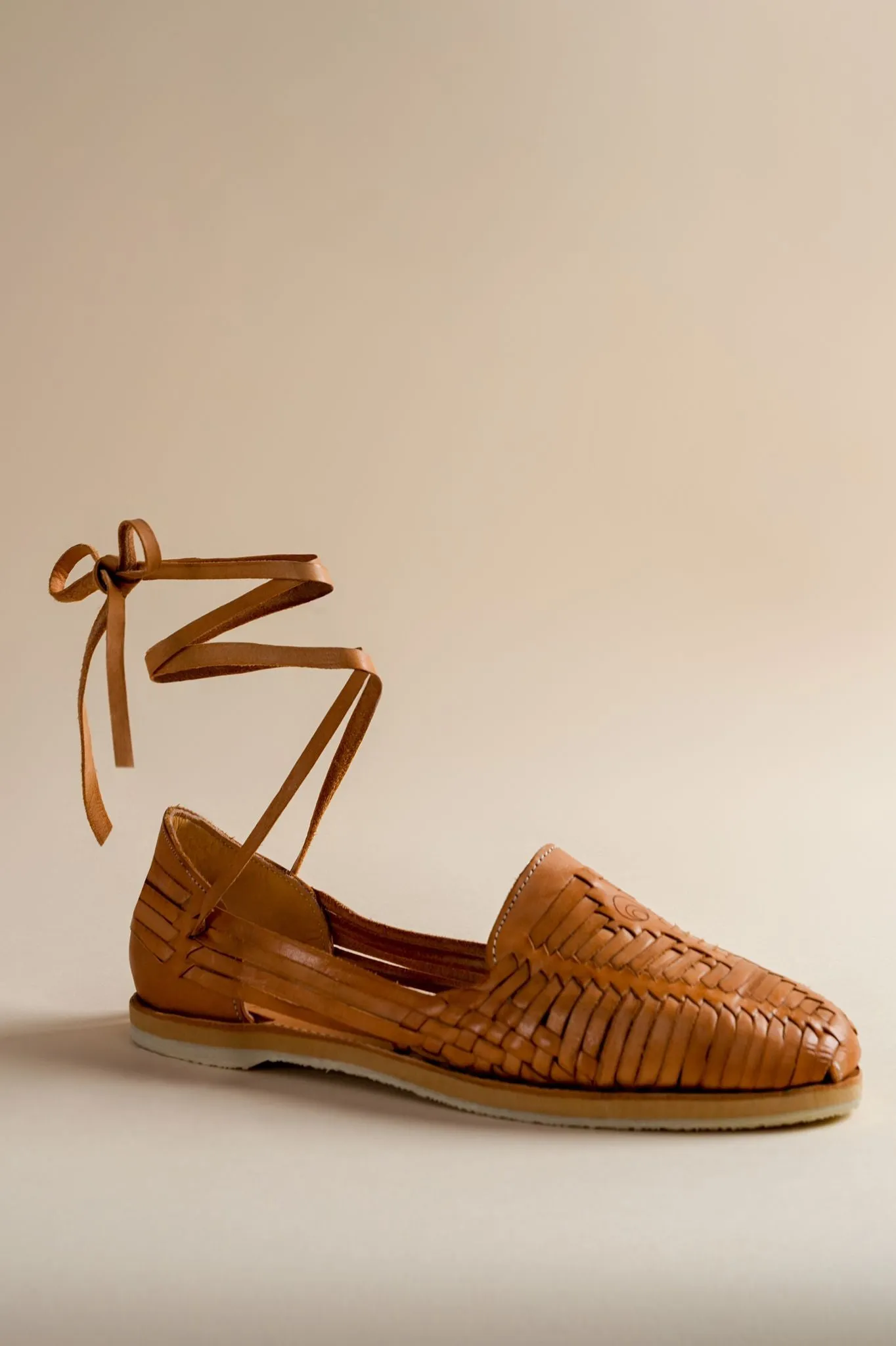 Lace Up Huarache in Nutmeg Brother Vellies