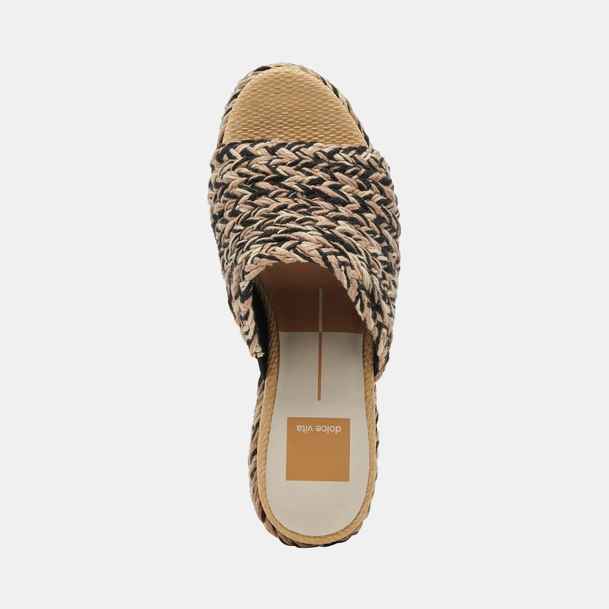 LADY HEELS BLACK MULTI WOVEN Dolce Vita