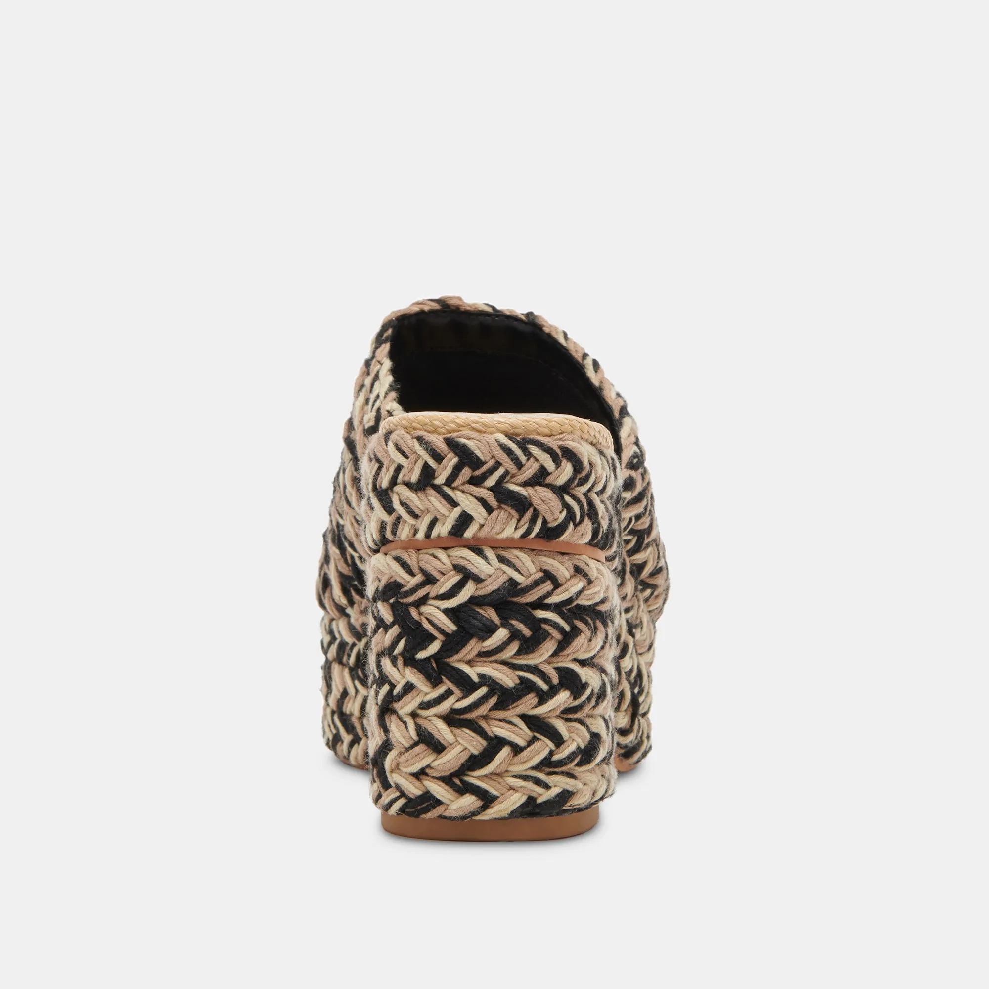 LADY HEELS BLACK MULTI WOVEN Dolce Vita
