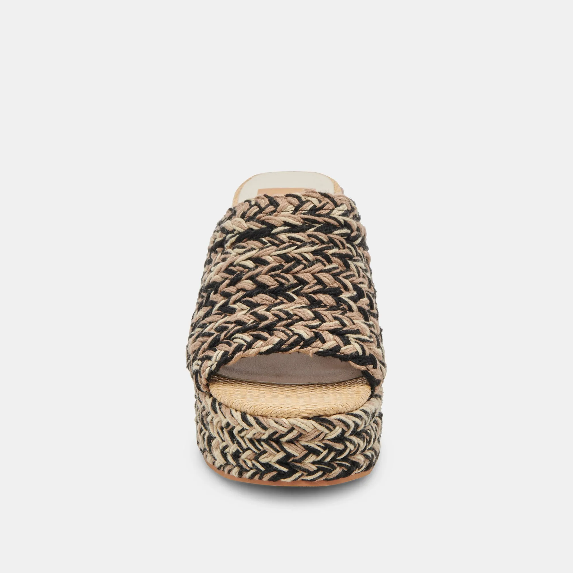 LADY HEELS BLACK MULTI WOVEN Dolce Vita