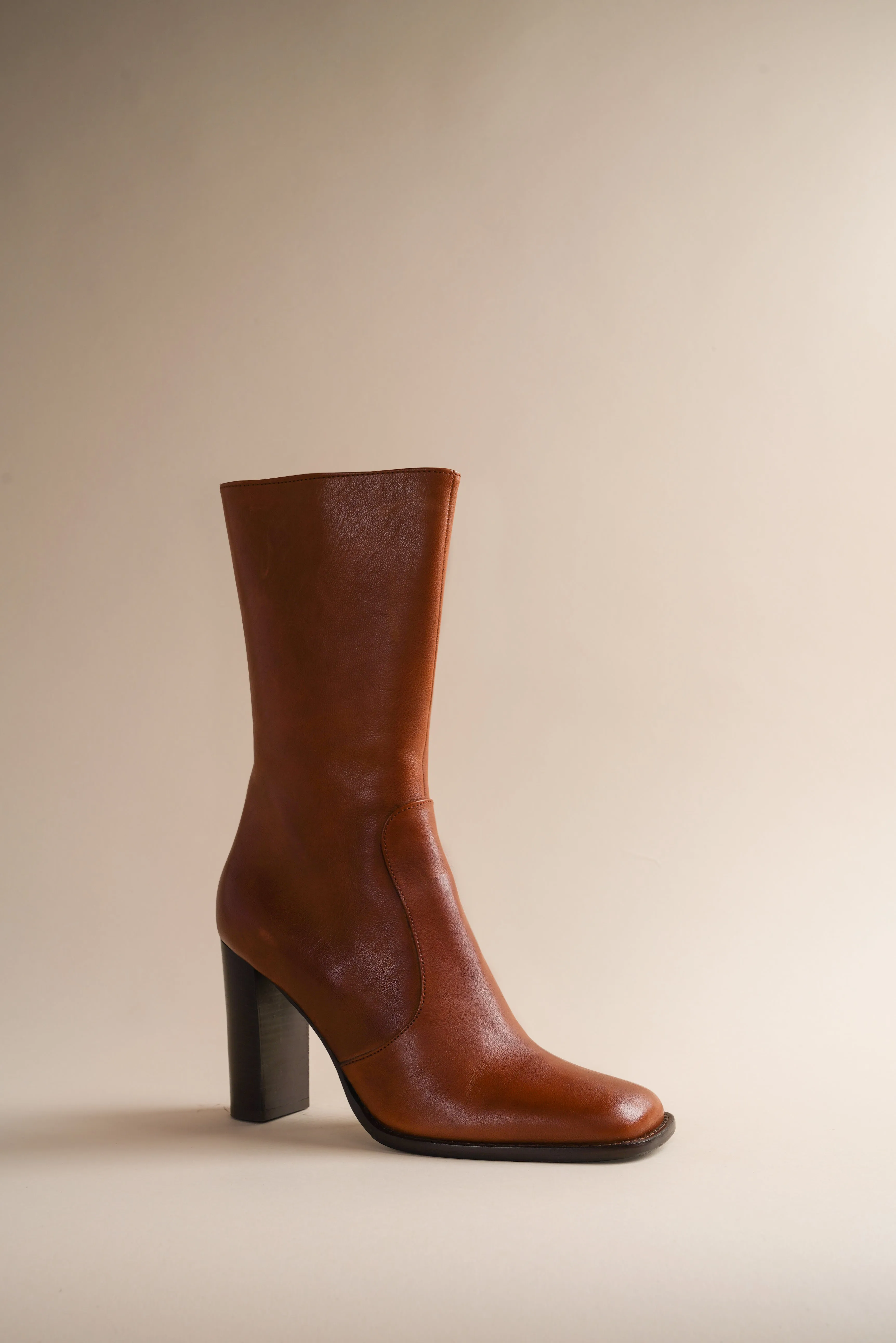 Lauryn Boot in Caramel Brother Vellies