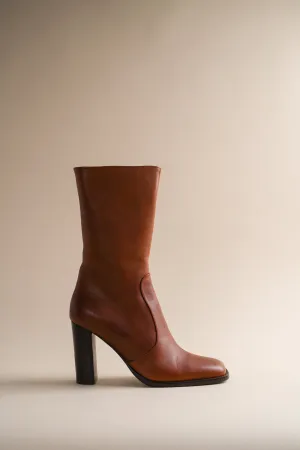 Lauryn Boot in Caramel Brother Vellies