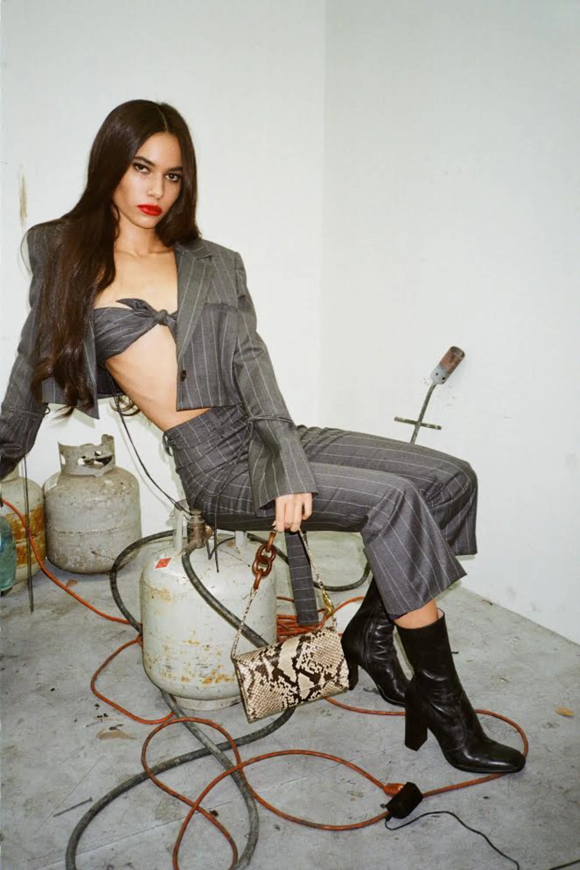 Lauryn Boot in Midnight Brother Vellies