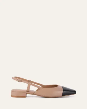 LEAH DRESS FLATS BEIGE MULTI Jo Mercer