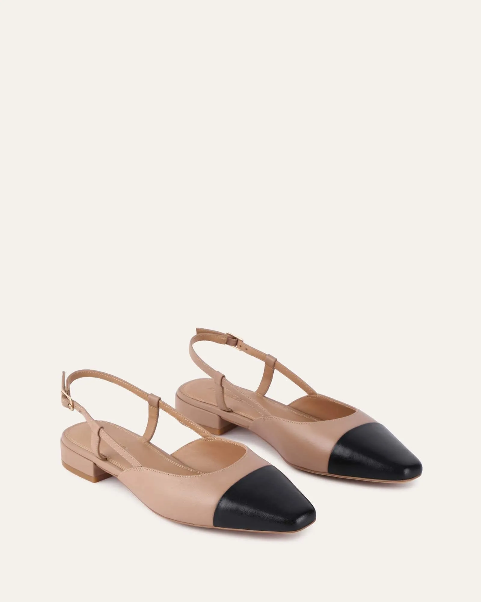 LEAH DRESS FLATS BEIGE MULTI Jo Mercer