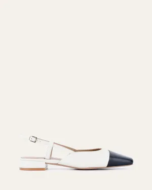 LEAH DRESS FLATS OFF WHITE MULTI Jo Mercer