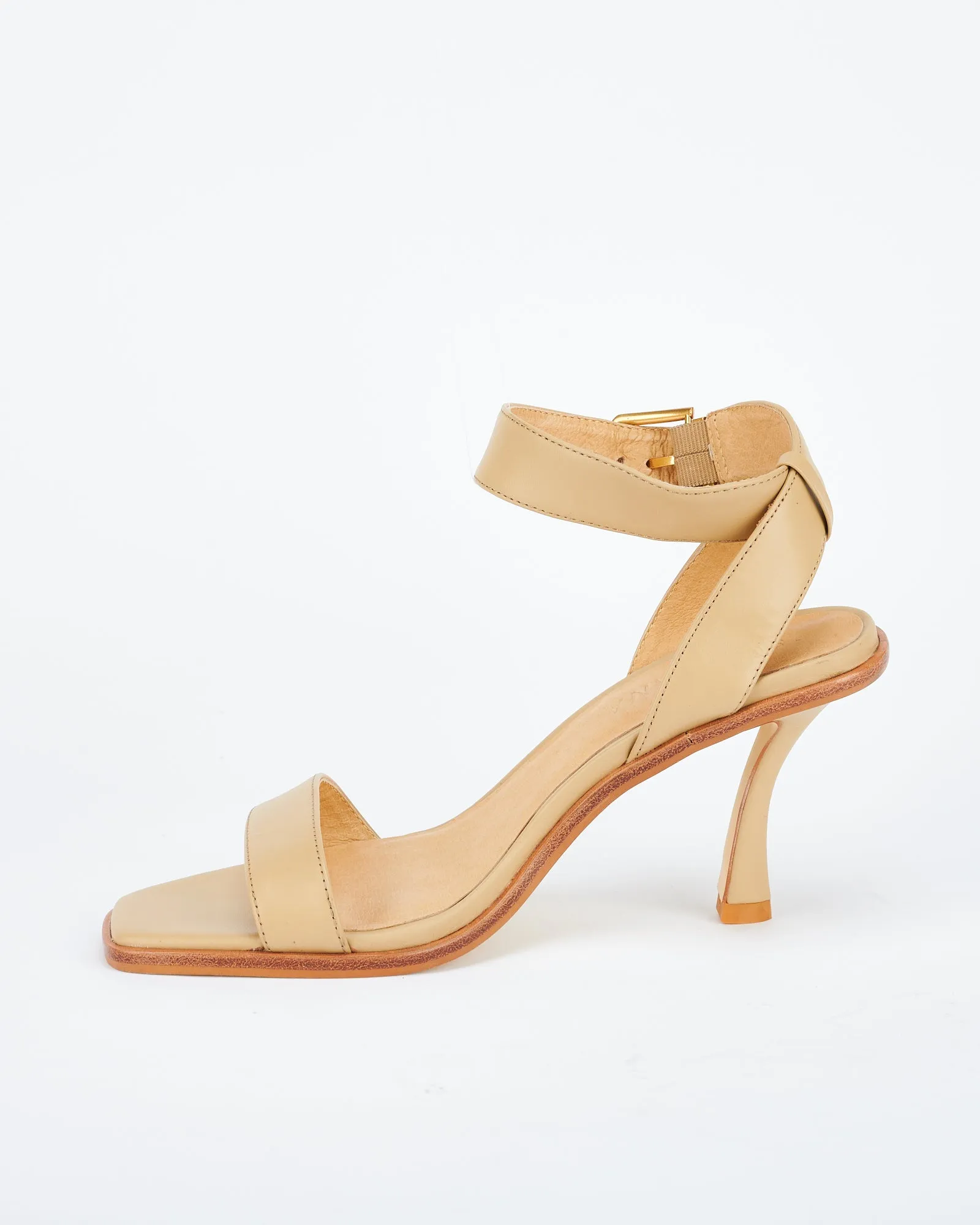 Lelu Heel Parchment/Gold SOL SANA