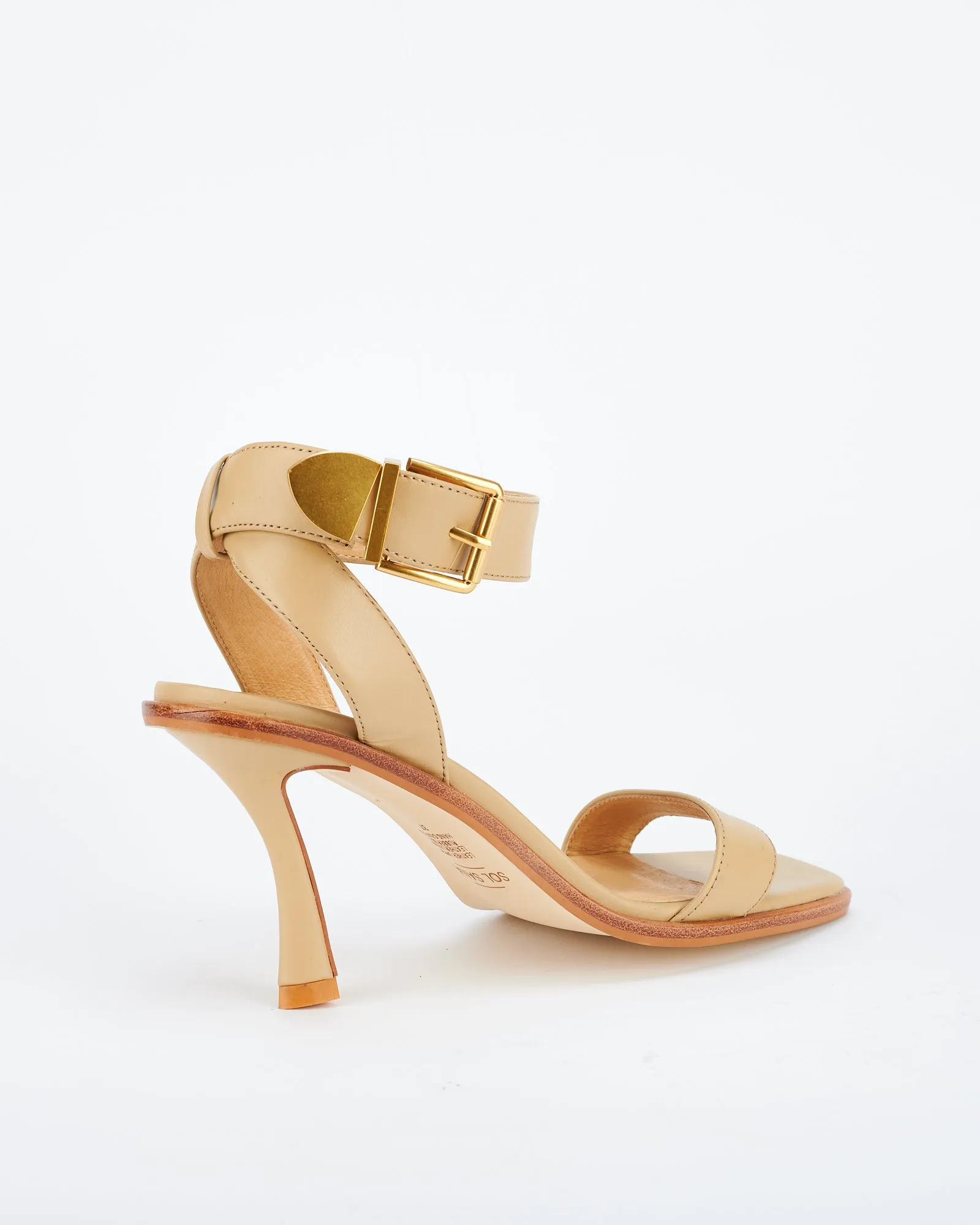 Lelu Heel Parchment/Gold SOL SANA