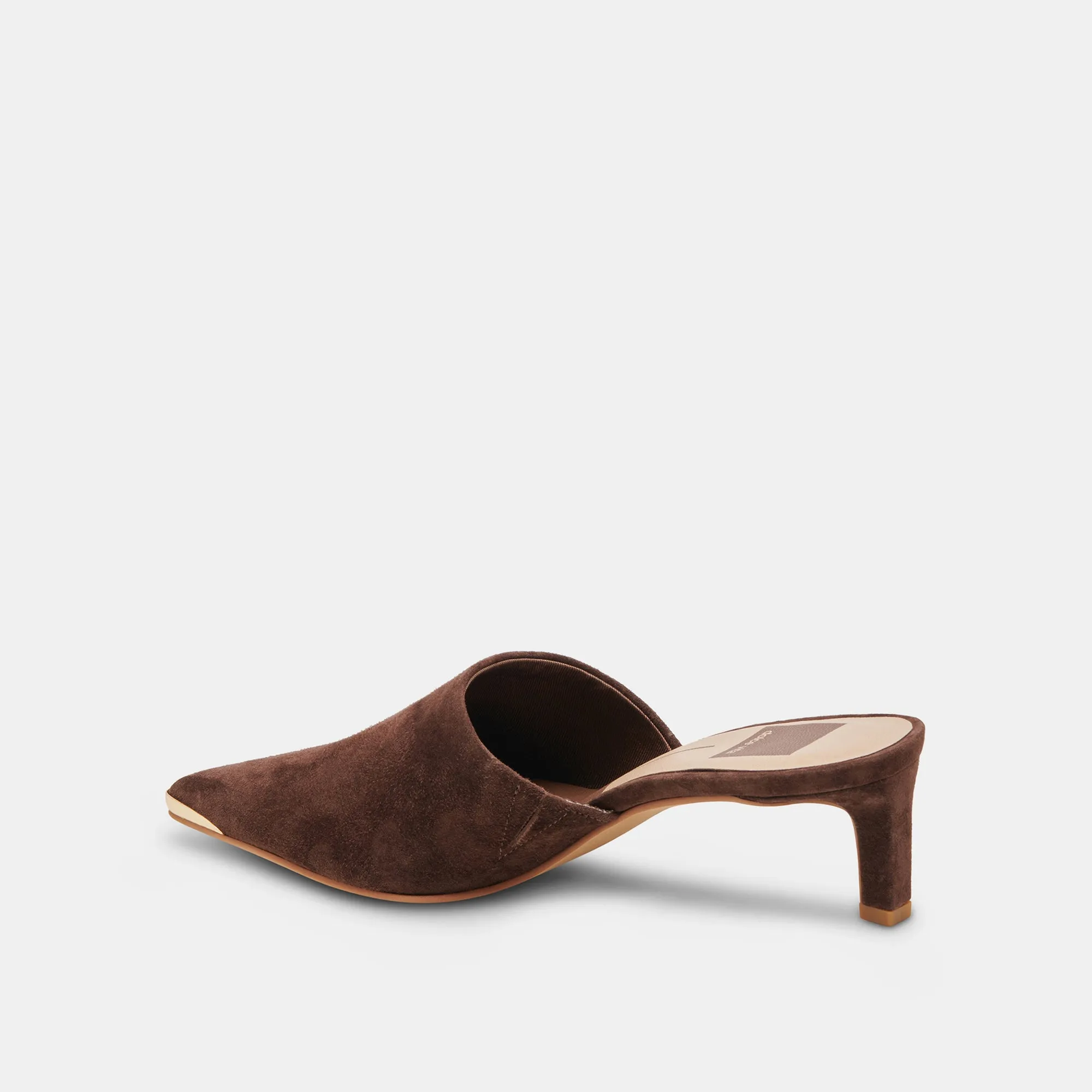 LEXY HEELS DK BROWN SUEDE Dolce Vita