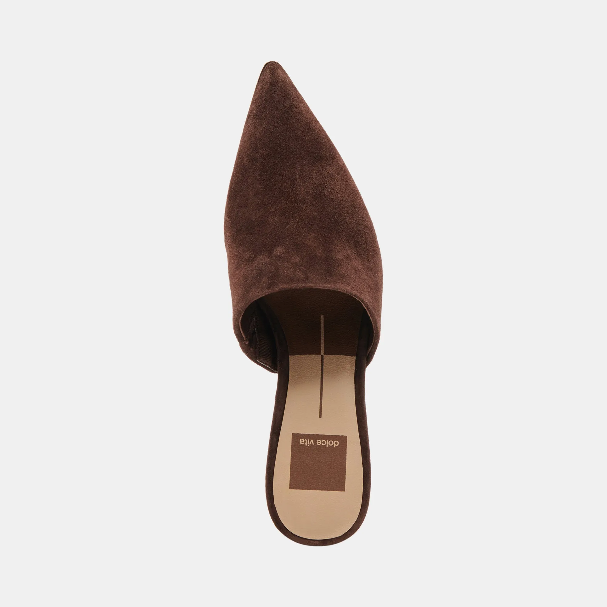 LEXY HEELS DK BROWN SUEDE Dolce Vita