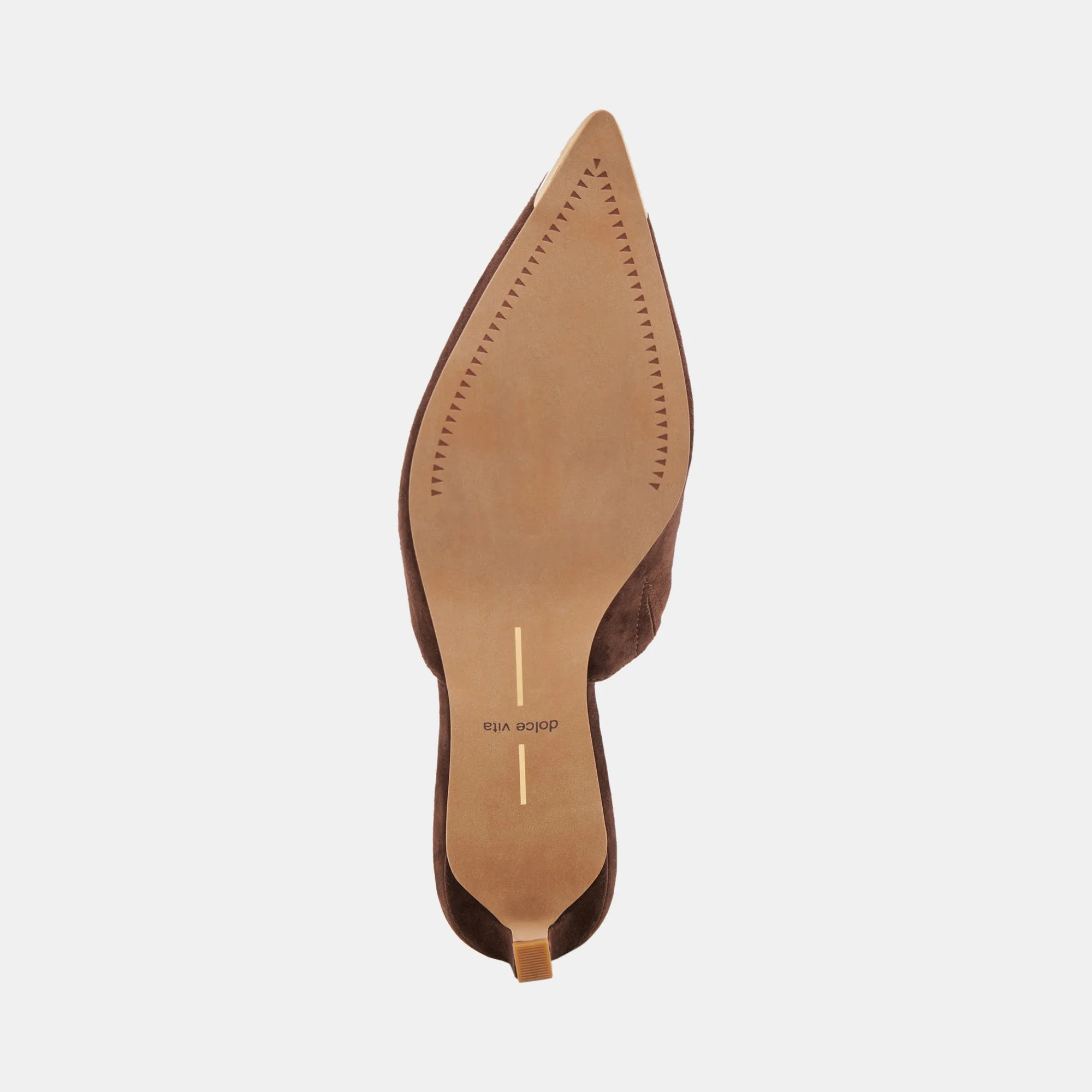 LEXY HEELS DK BROWN SUEDE Dolce Vita