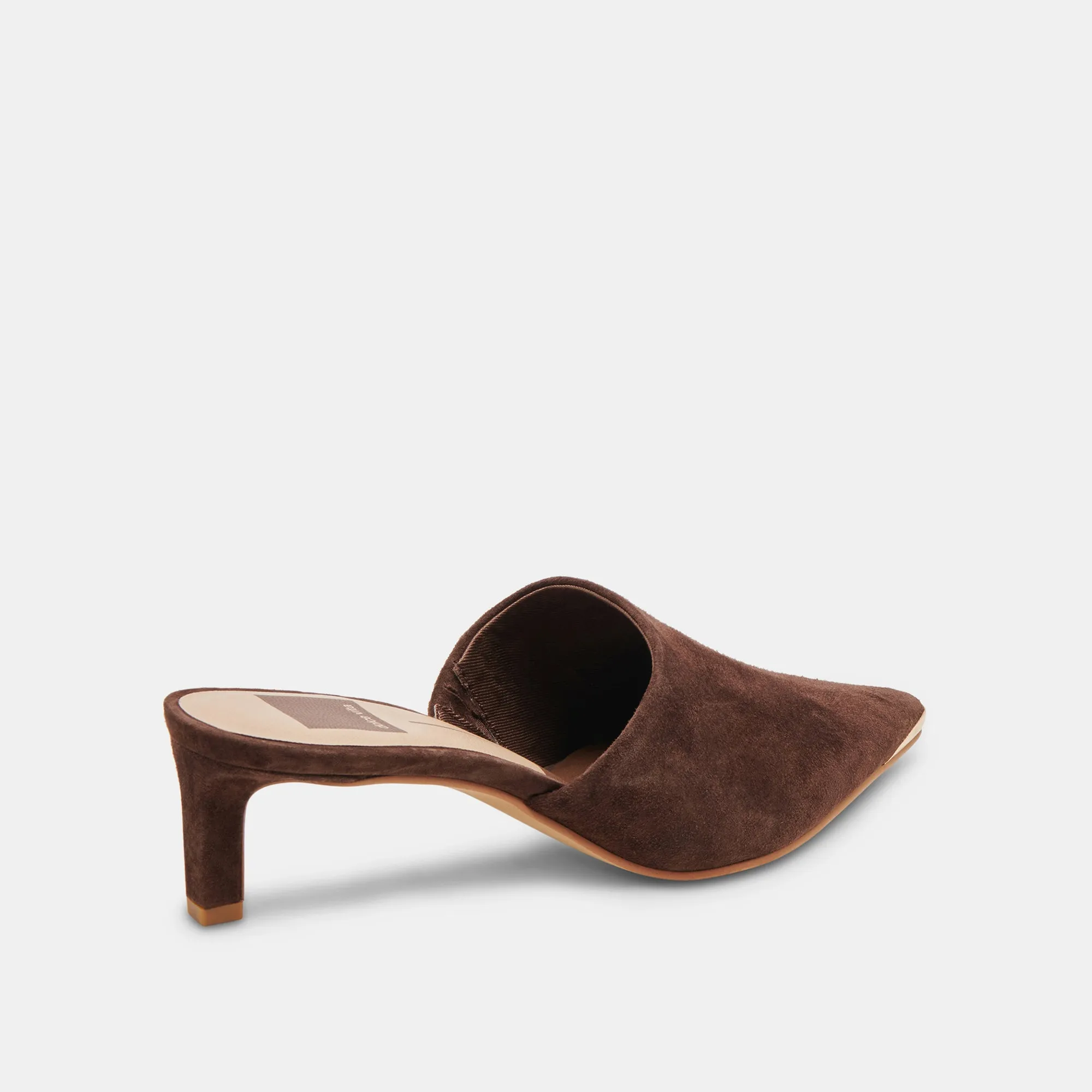 LEXY HEELS DK BROWN SUEDE Dolce Vita