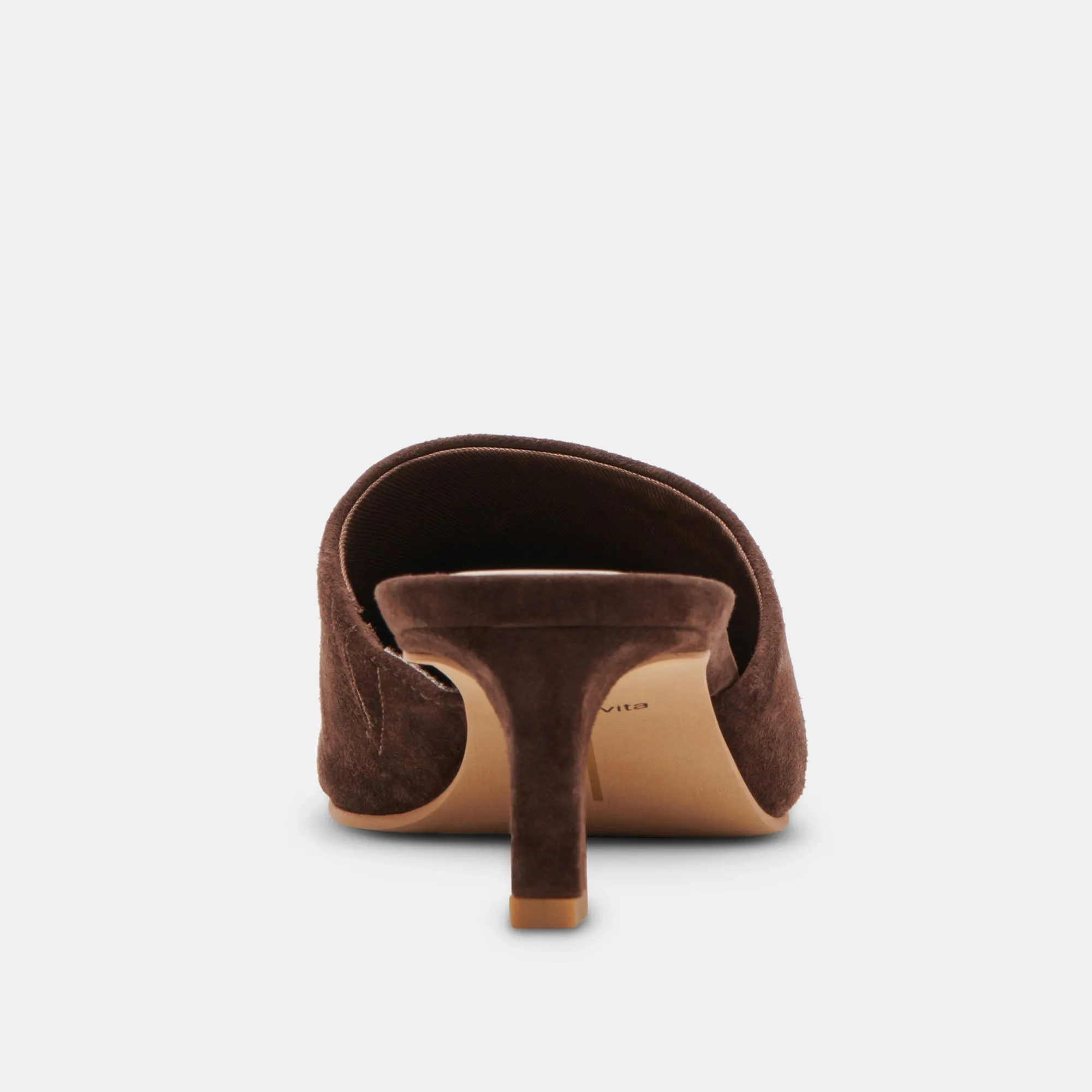 LEXY HEELS DK BROWN SUEDE Dolce Vita