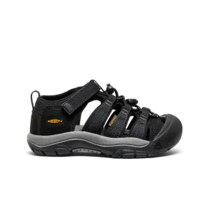 Little Kids' Newport H2  |  Black/Keen Yellow KEEN