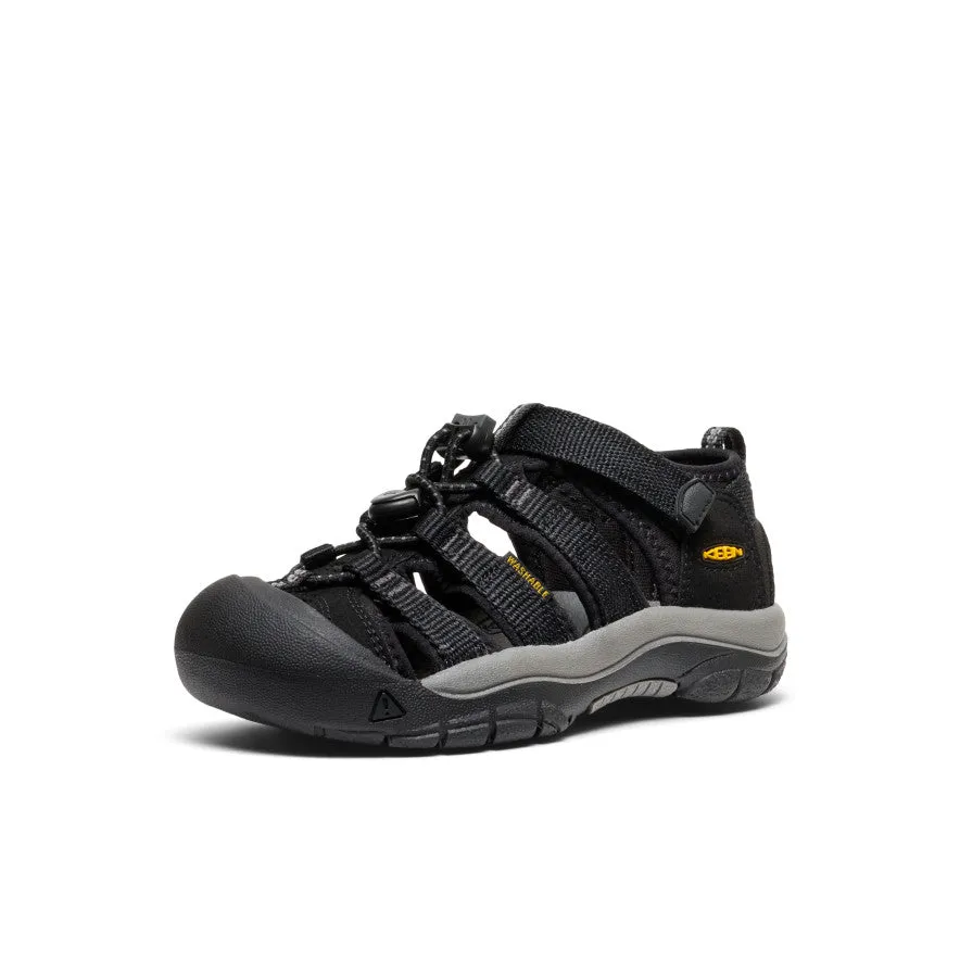 Little Kids' Newport H2  |  Black/Keen Yellow KEEN