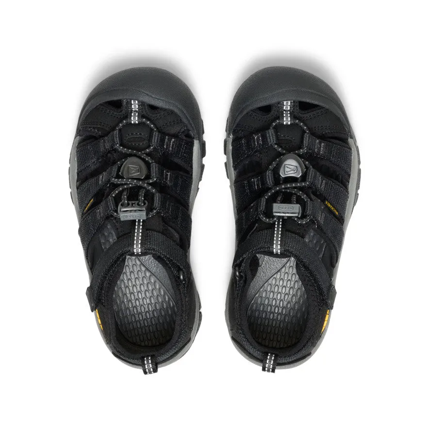 Little Kids' Newport H2  |  Black/Keen Yellow KEEN
