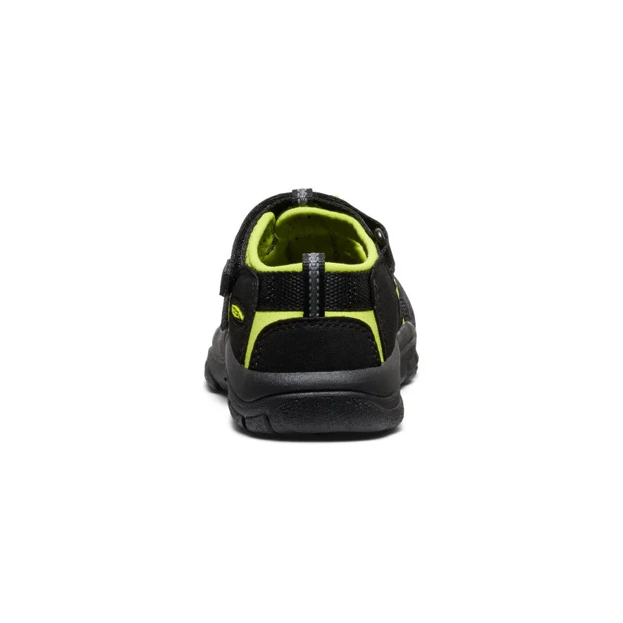 Little Kids' Newport H2  |  Black/Lime Green KEEN