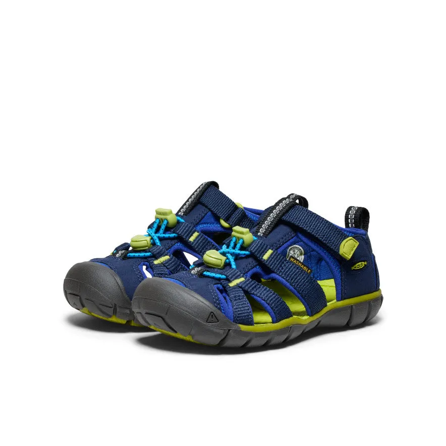Little Kids' Seacamp II CNX  |  Naval Academy/Chartreuse KEEN