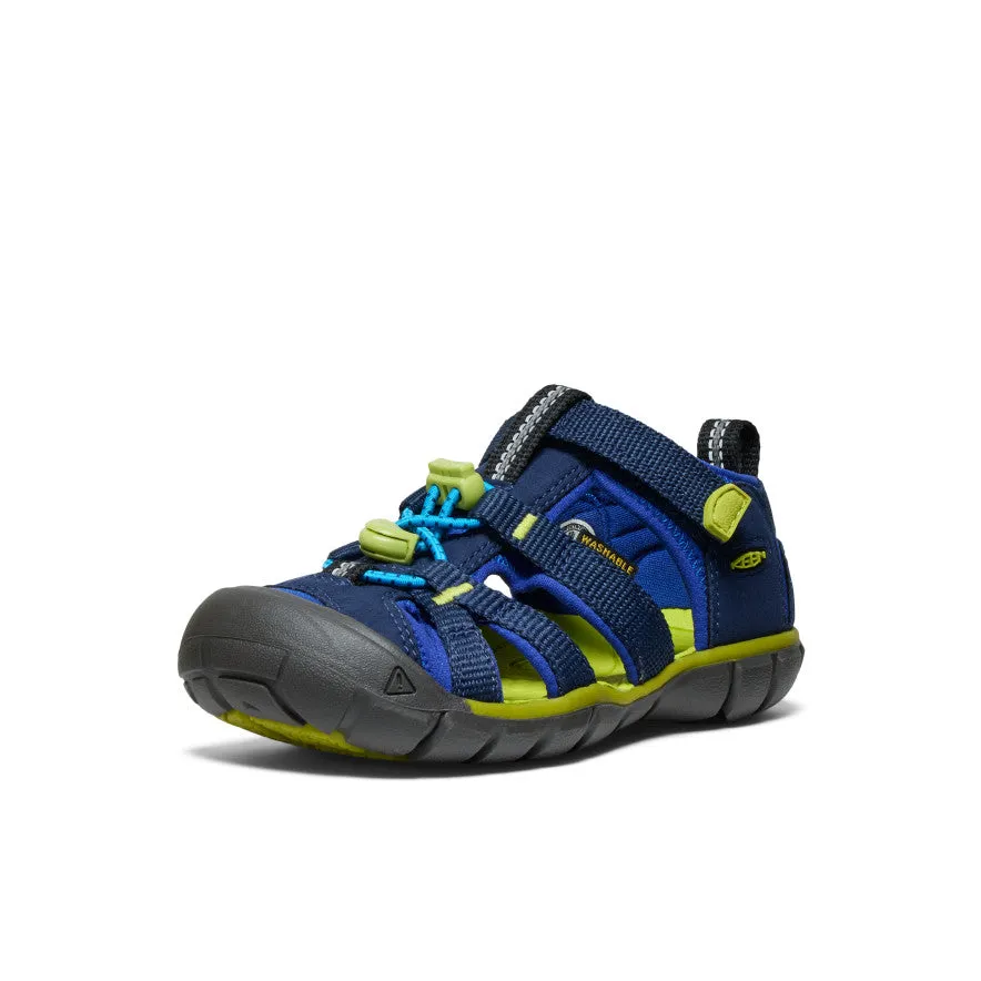 Little Kids' Seacamp II CNX  |  Naval Academy/Chartreuse KEEN
