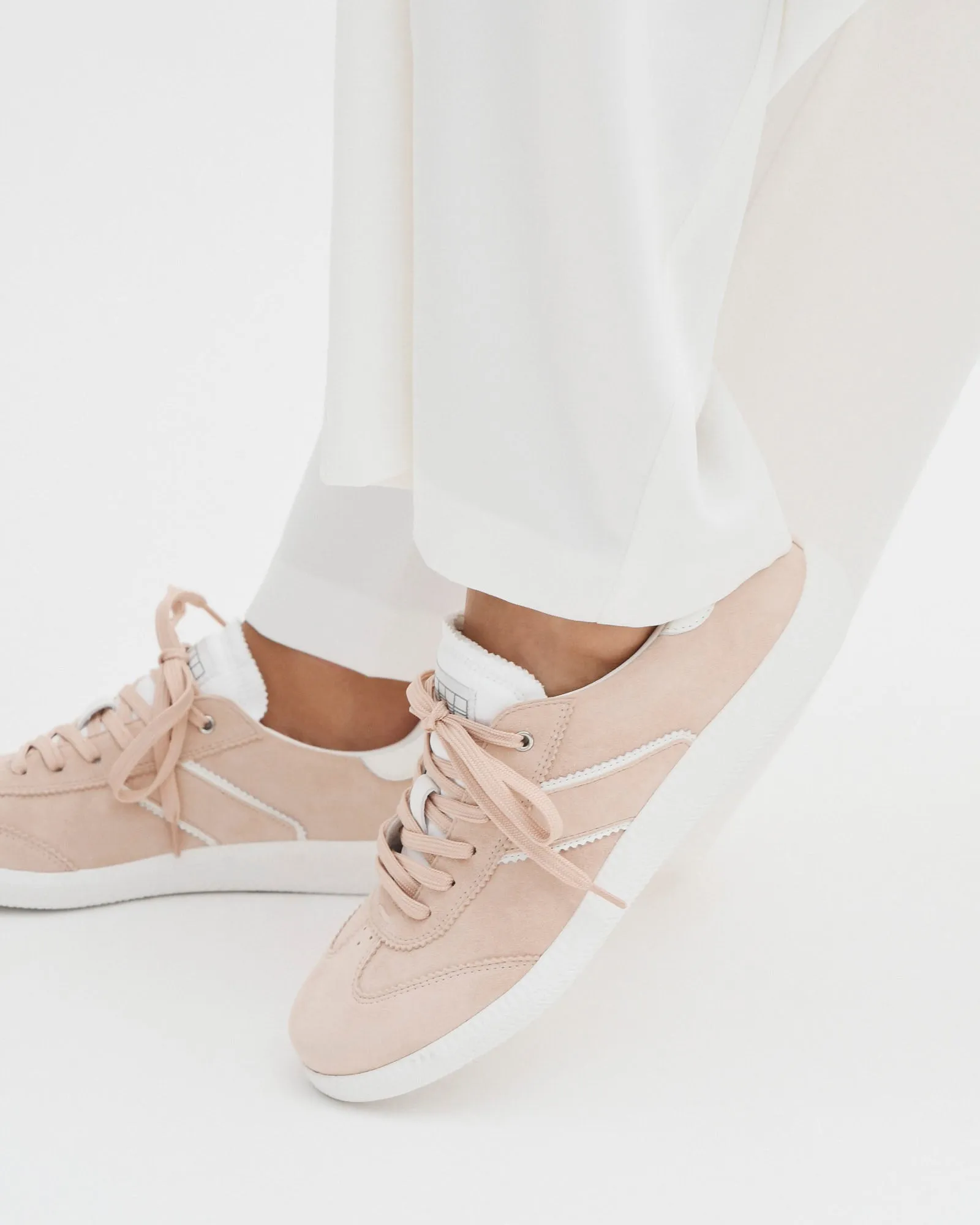 LOLA SNEAKERS ROSE PINK SUEDE Jo Mercer