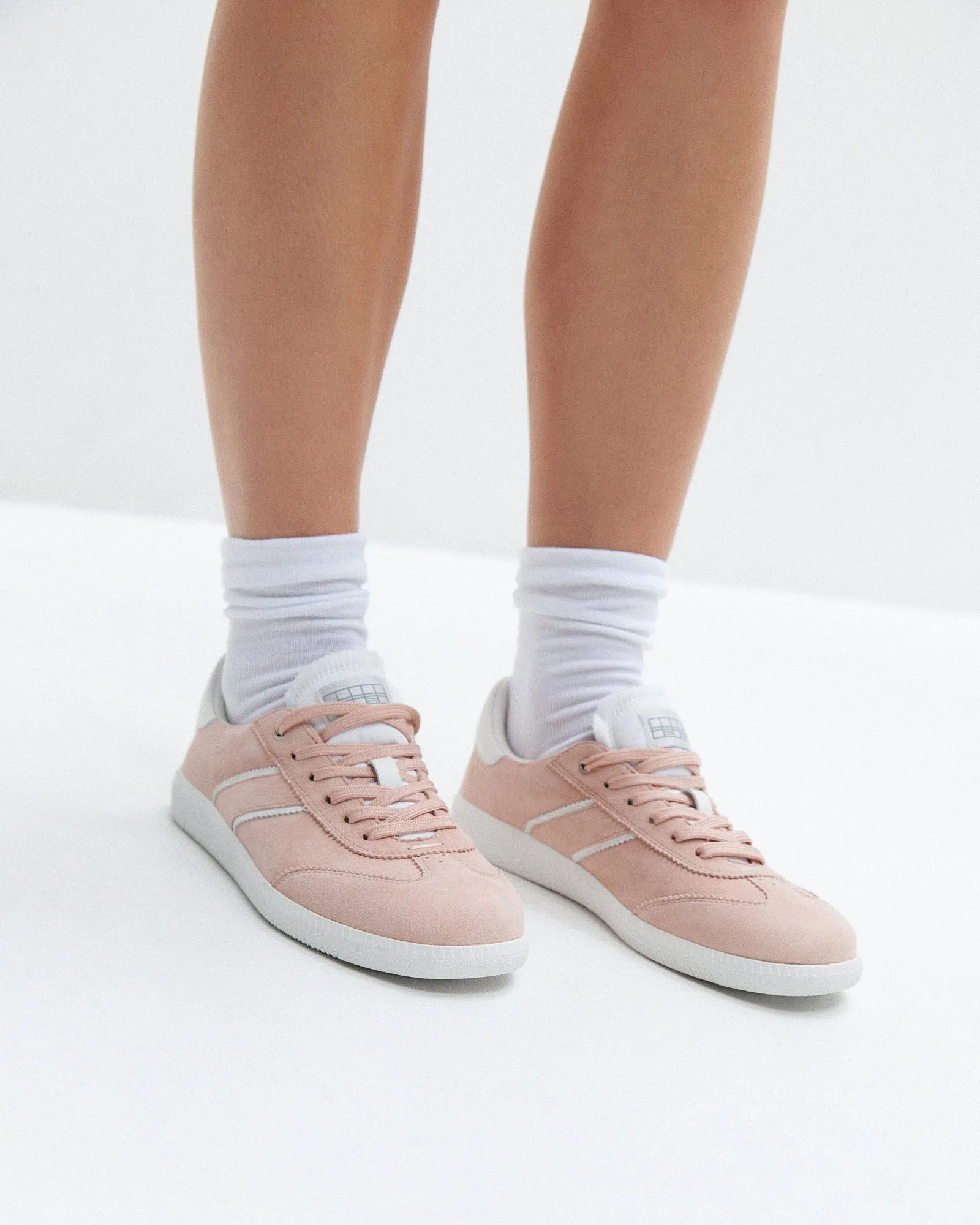 LOLA SNEAKERS ROSE PINK SUEDE Jo Mercer