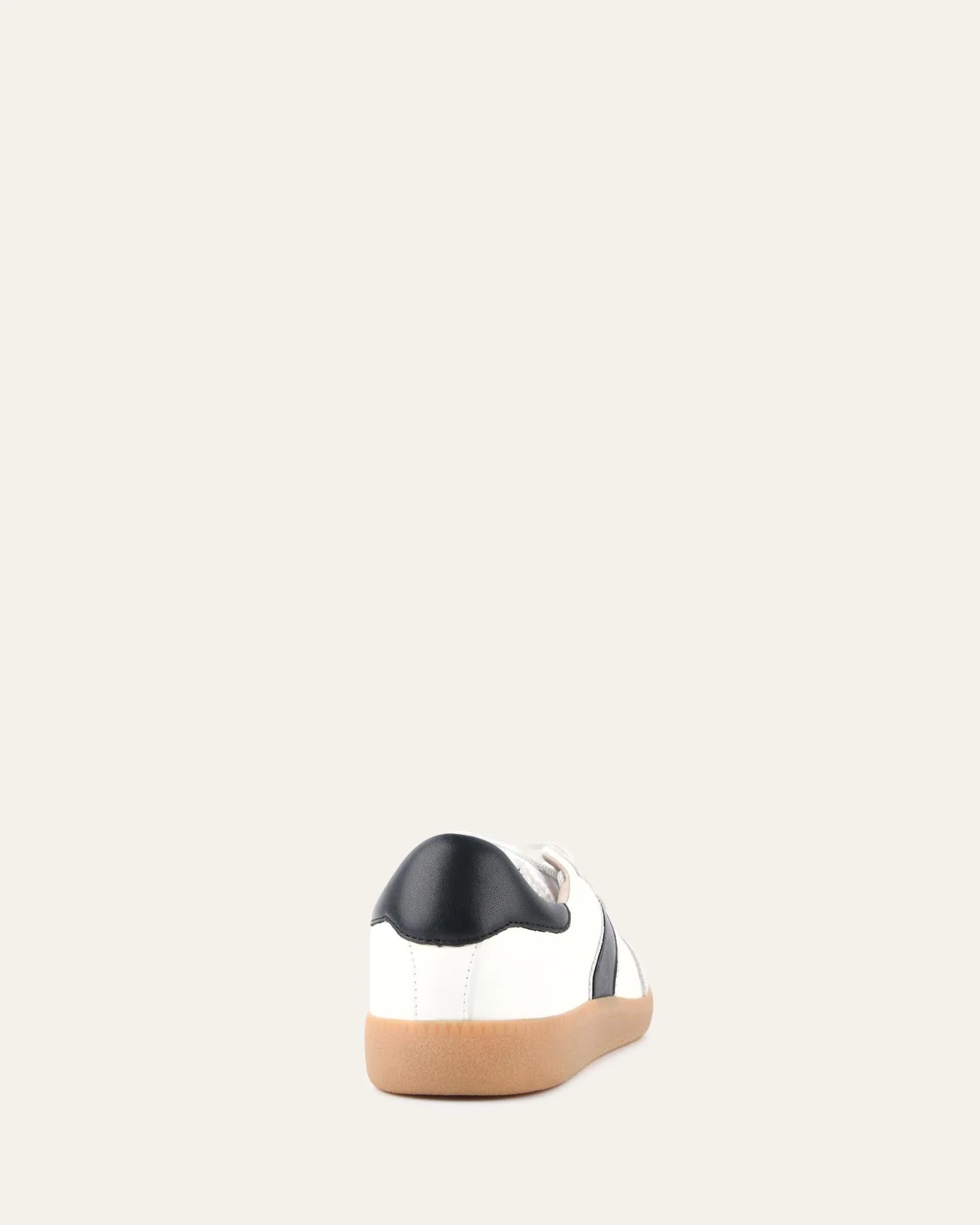 LOLA SNEAKERS WHITE BLACK LEATHER Jo Mercer
