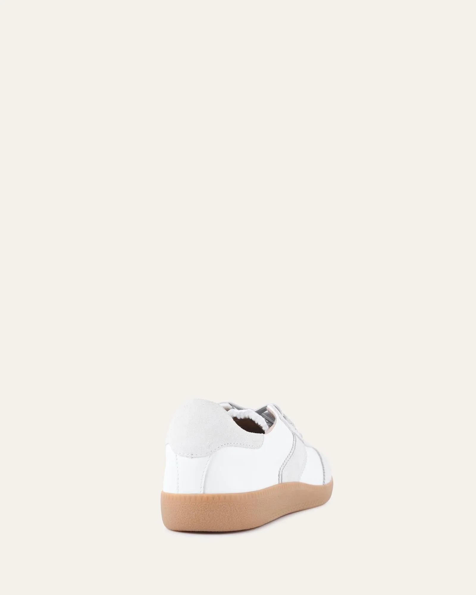 LOLA SNEAKERS WHITE GREY LEATHER Jo Mercer